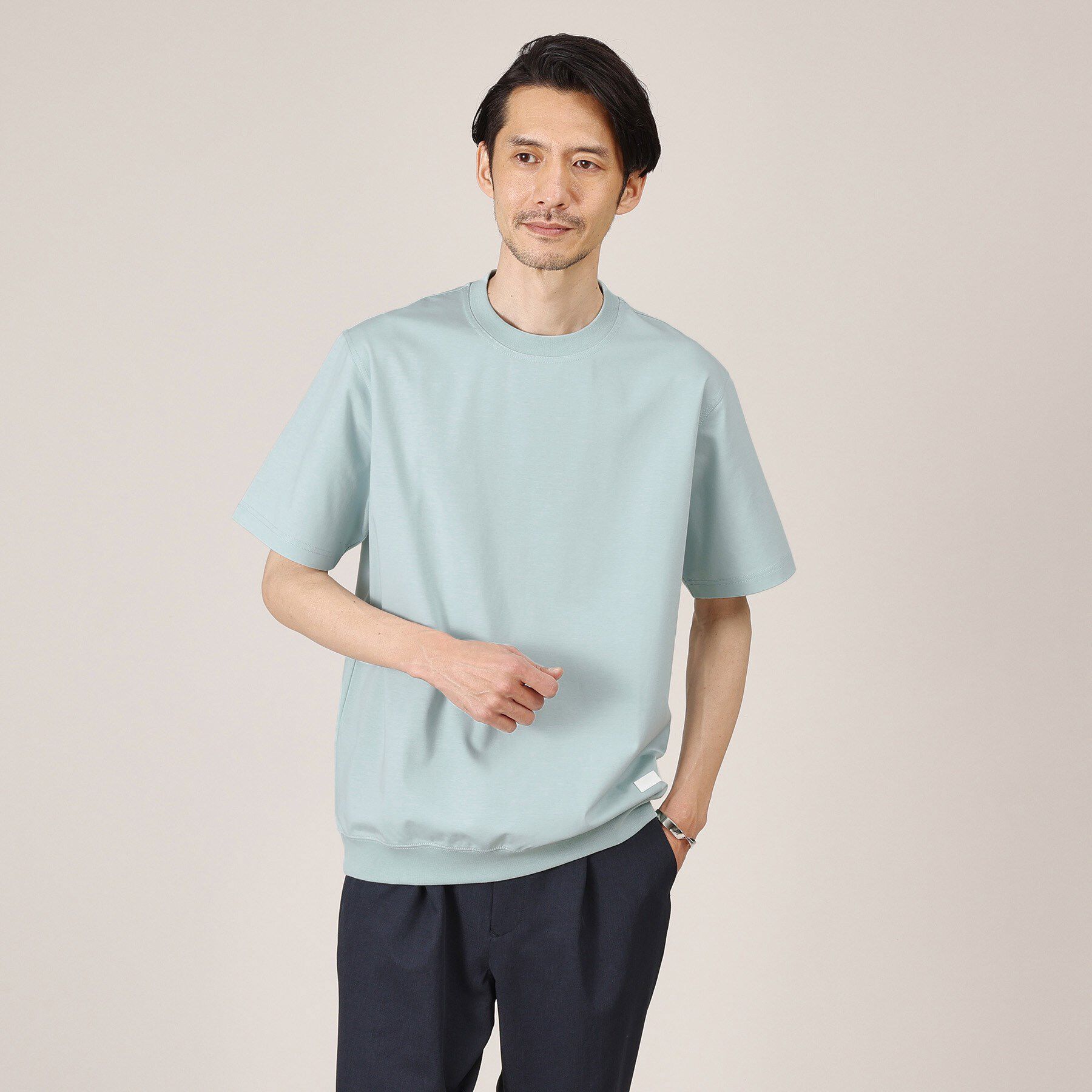 TAKEO KIKUCHI「【抗菌防臭／5サイズ展開】ハイゲージポンチ Tシャツ」|Tシャツ・カットソー|