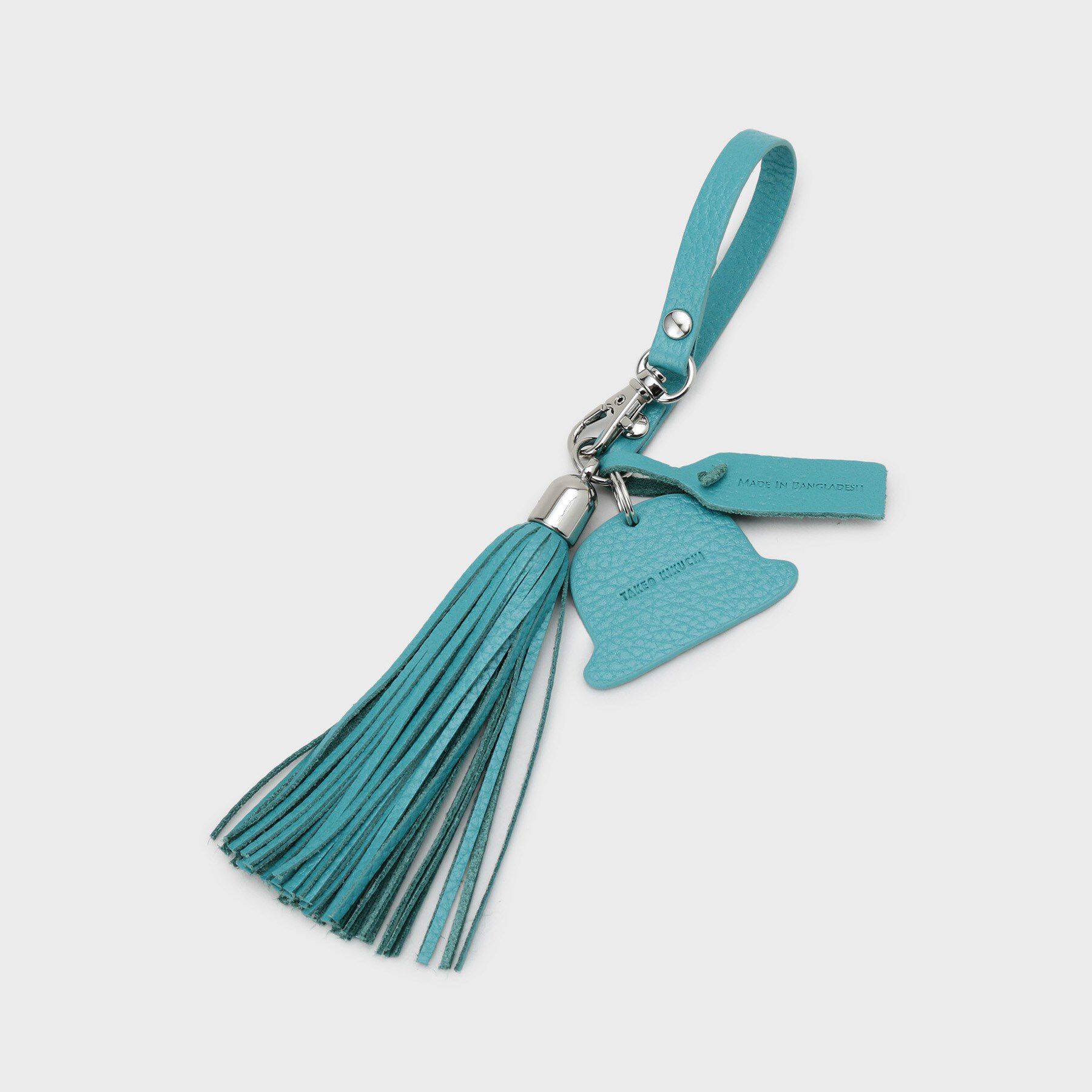 TAKEO KIKUCHI「【シュリンクレザー】ボーラーハットタッセルチャーム」|キーケース|ブルーグリーン(09