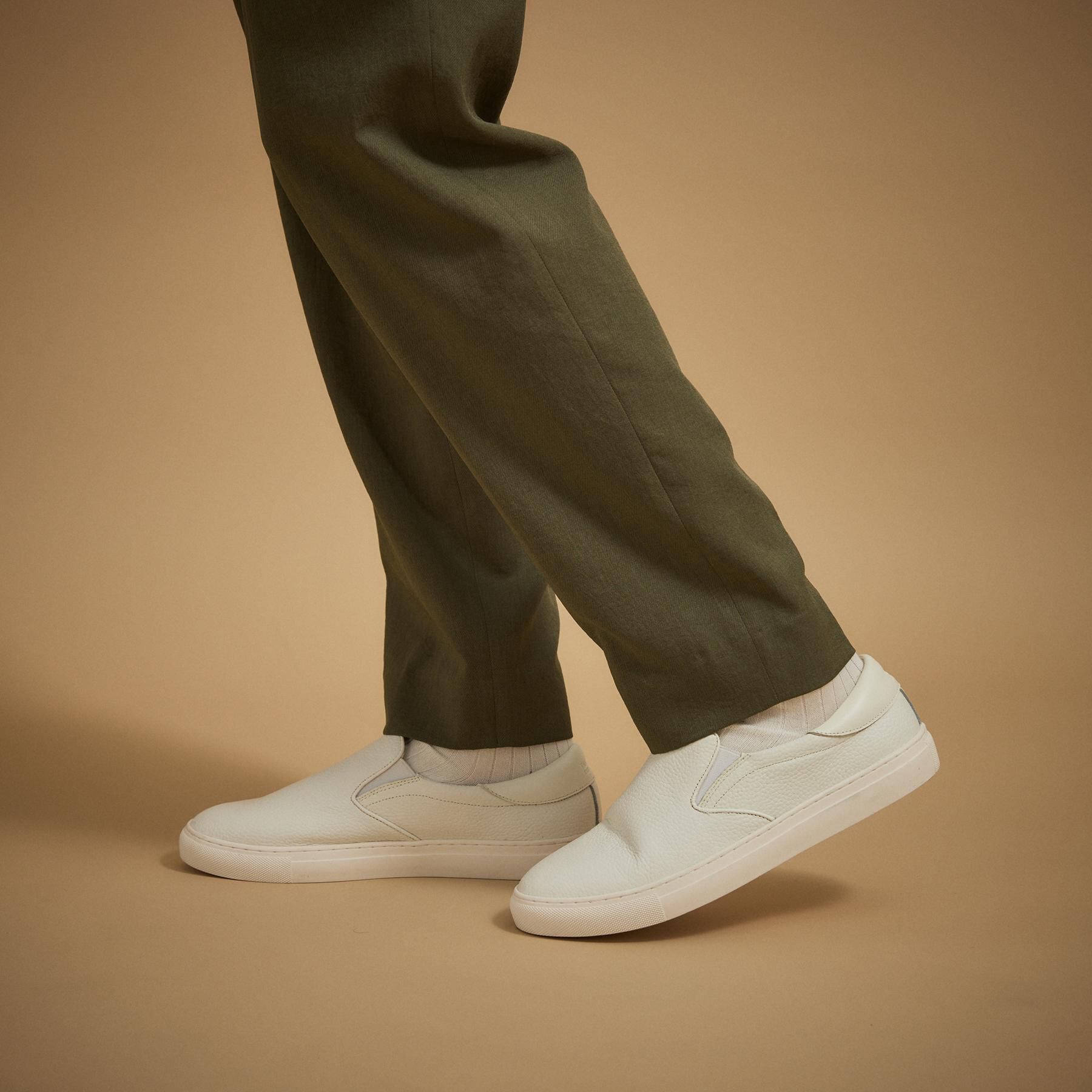 TAKEO KIKUCHI「レザースリッポンスニーカー」|スニーカー|