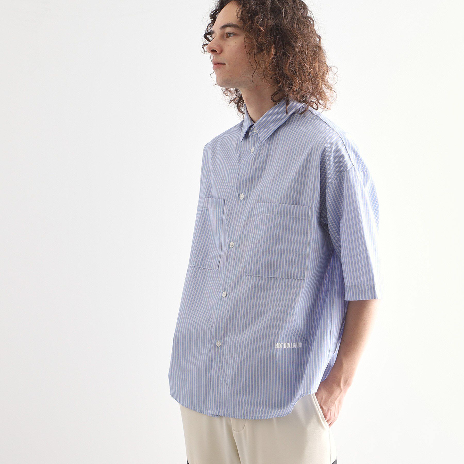 tk.TAKEO KIKUCHI「ストライプ刺繍シャツ」|シャツ・ブラウス|