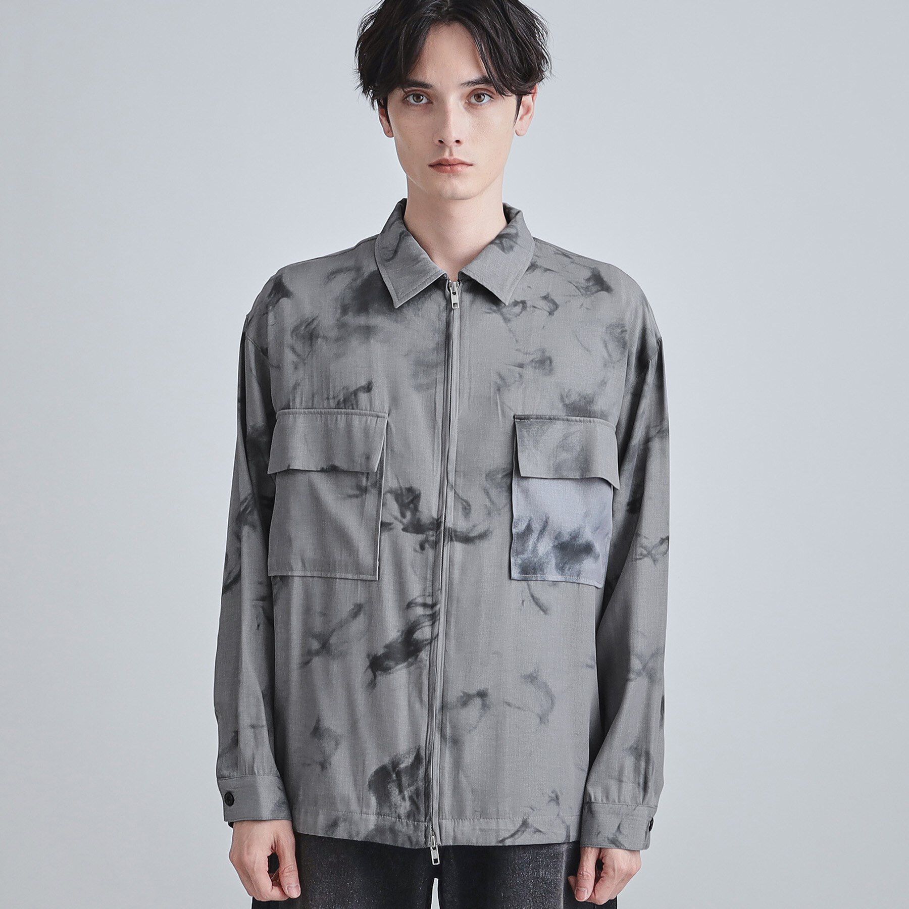 tk.TAKEO KIKUCHI「シャンブレーシャツアウター」|シャツ・ブラウス|