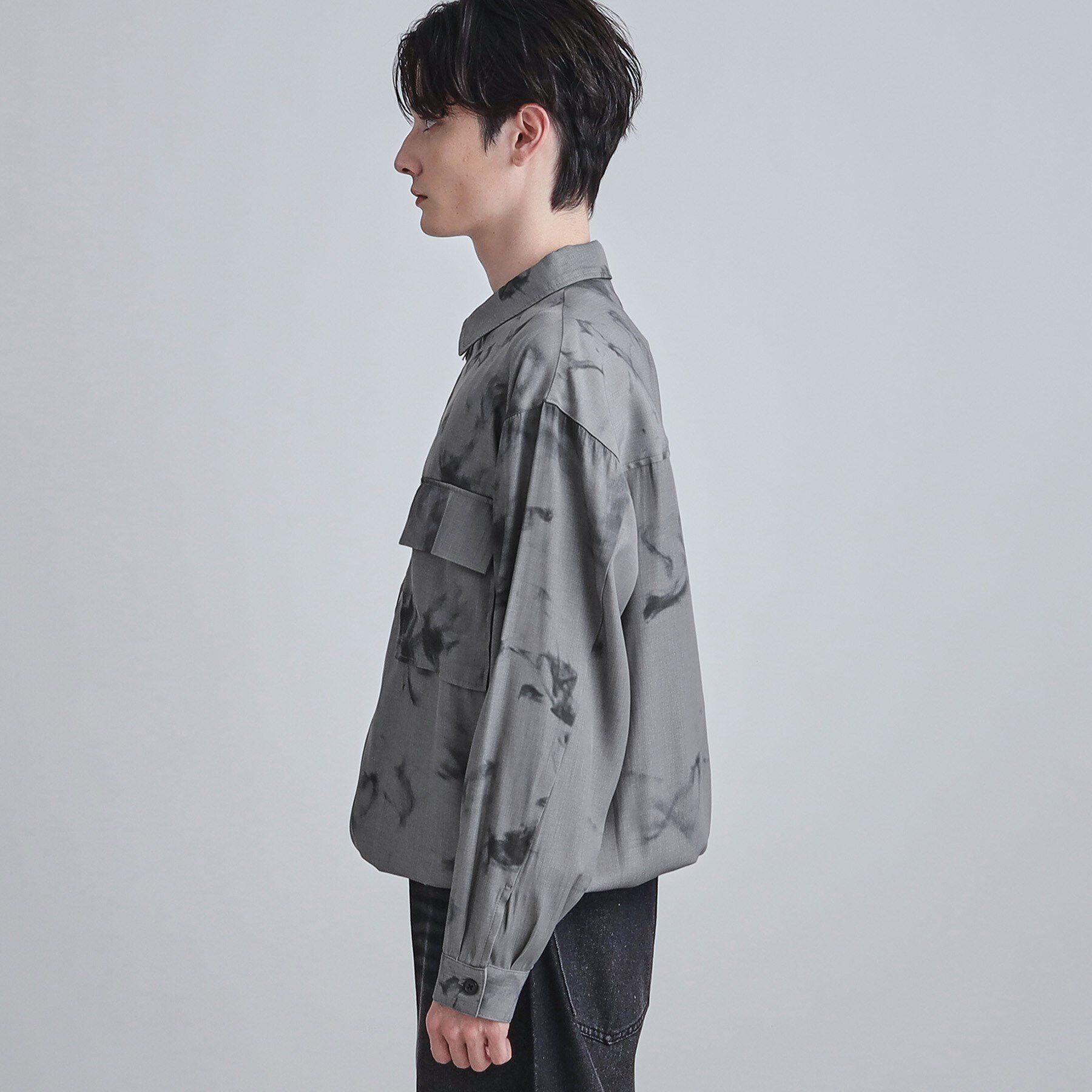 tk.TAKEO KIKUCHI「シャンブレーシャツアウター」|シャツ・ブラウス|