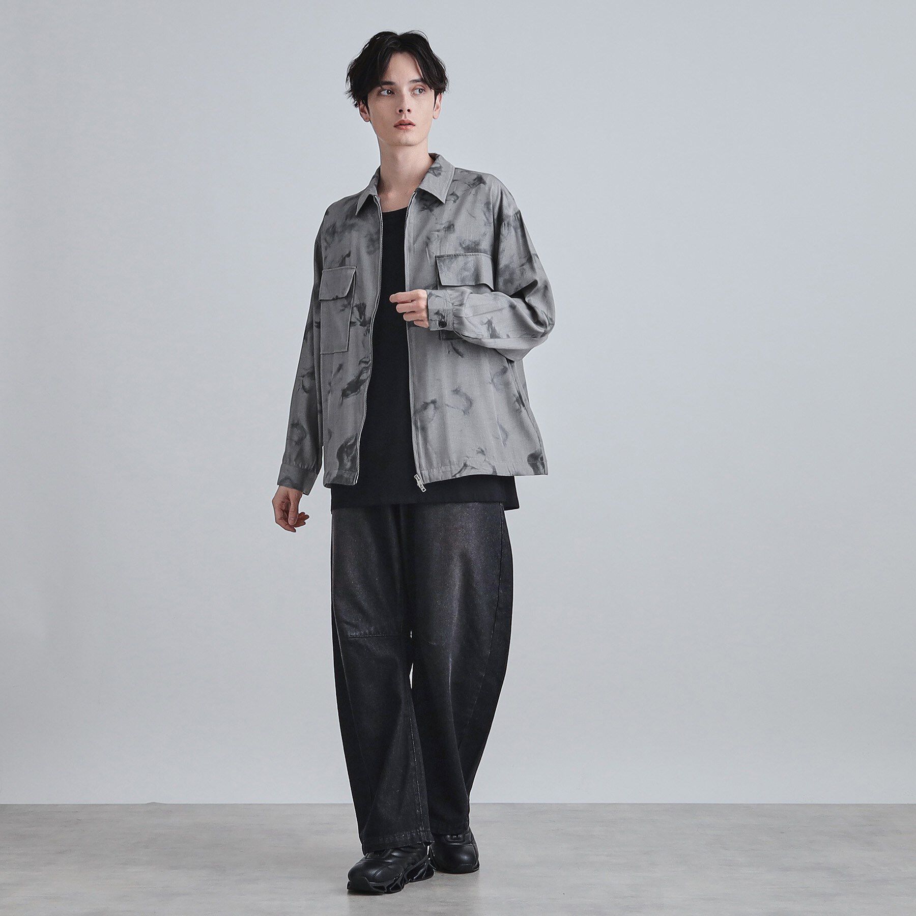 tk.TAKEO KIKUCHI「シャンブレーシャツアウター」|シャツ・ブラウス|