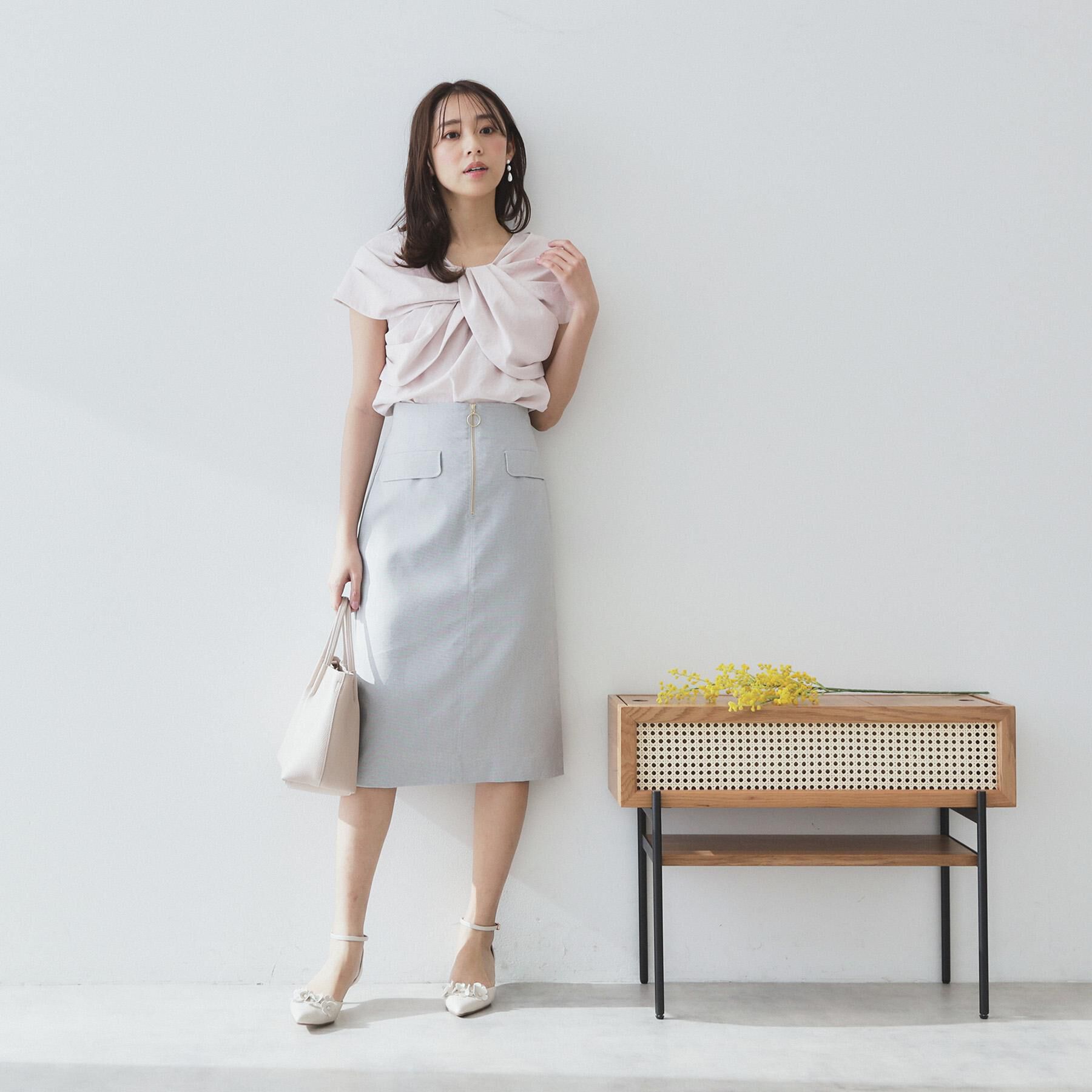 index「ジップタイトスカート【洗濯機洗い可/イージーアイロン】」|スカート|