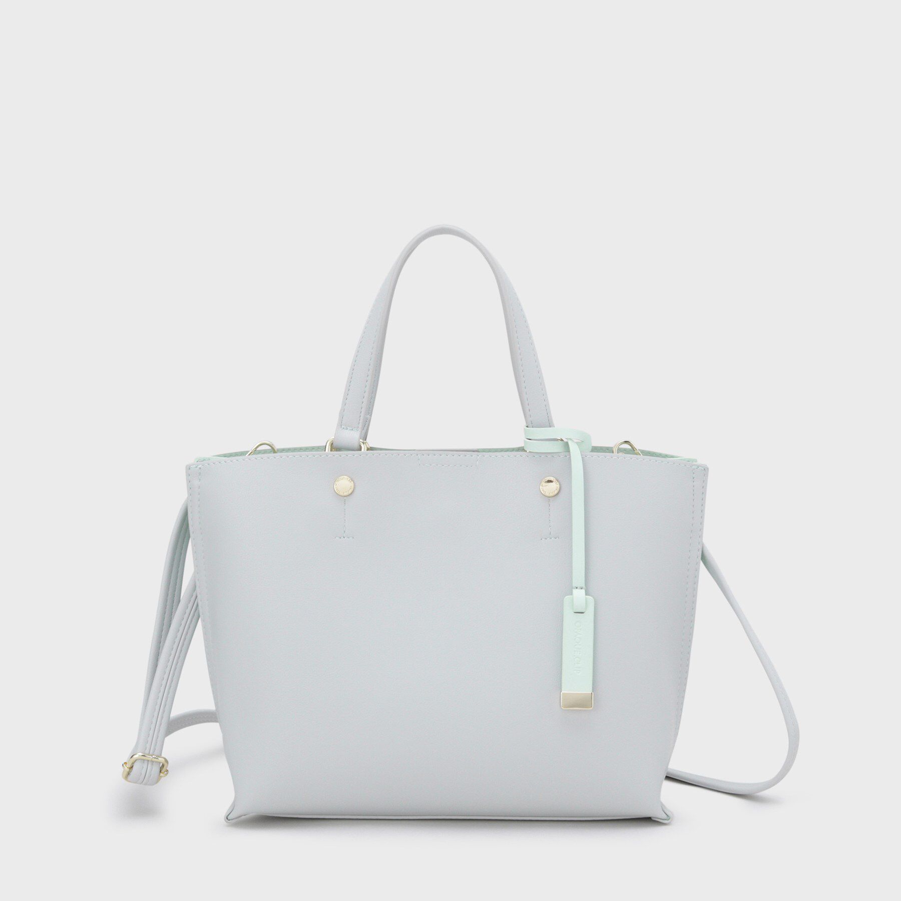 OPAQUE.CLIP「名品バイカラーミドルトート」|トートバッグ|