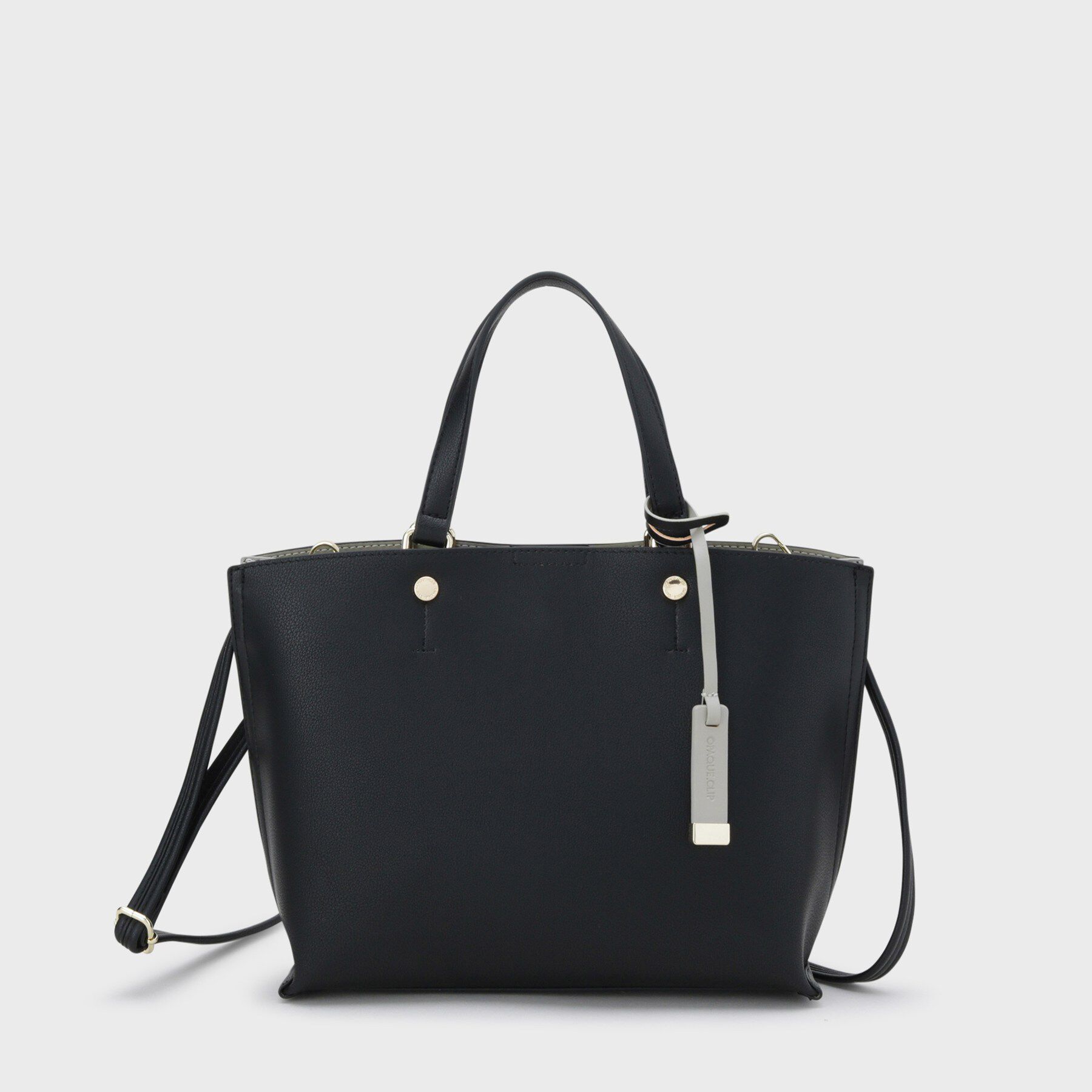 OPAQUE.CLIP「名品バイカラーミドルトート」|トートバッグ|