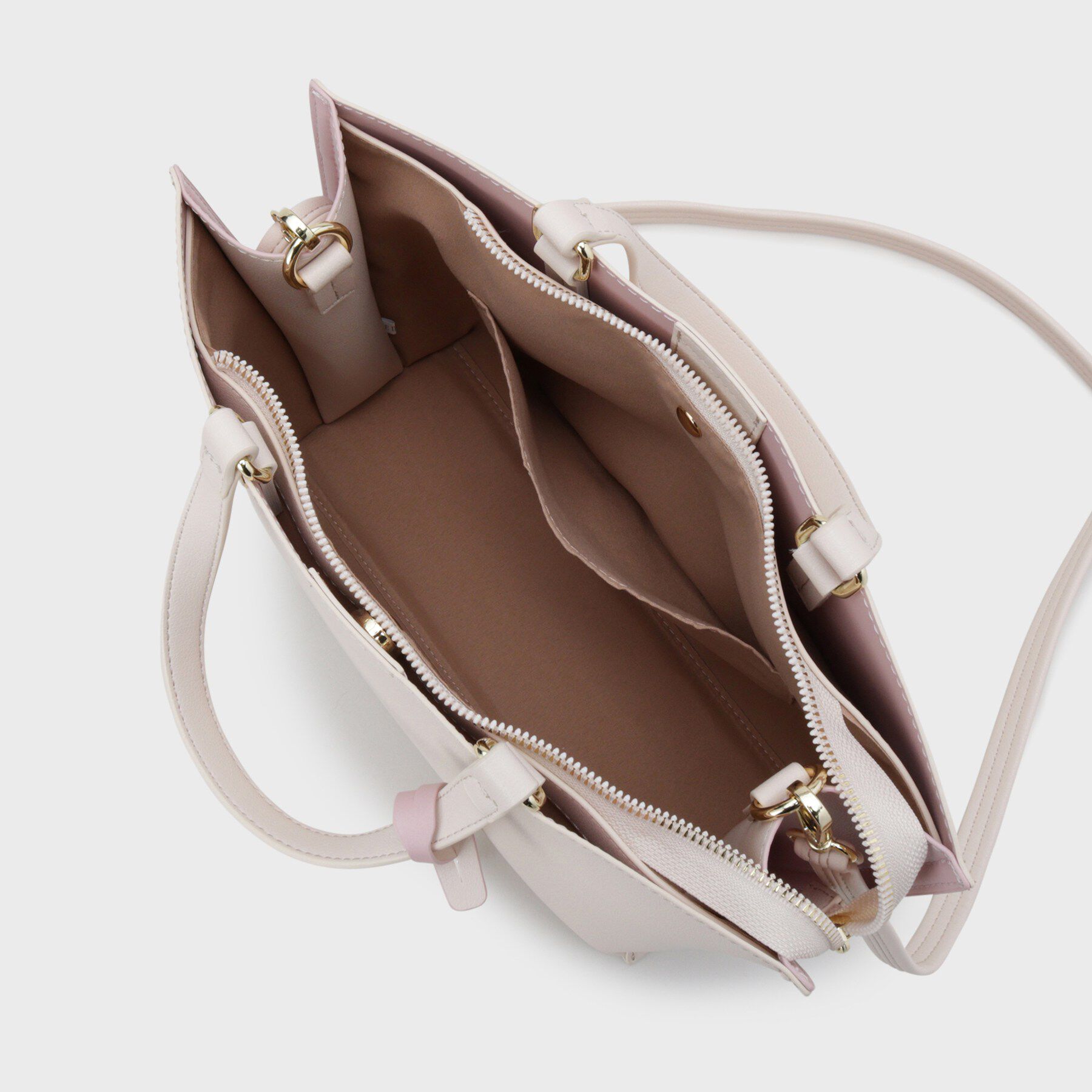 OPAQUE.CLIP「名品バイカラーミドルトート」|トートバッグ|