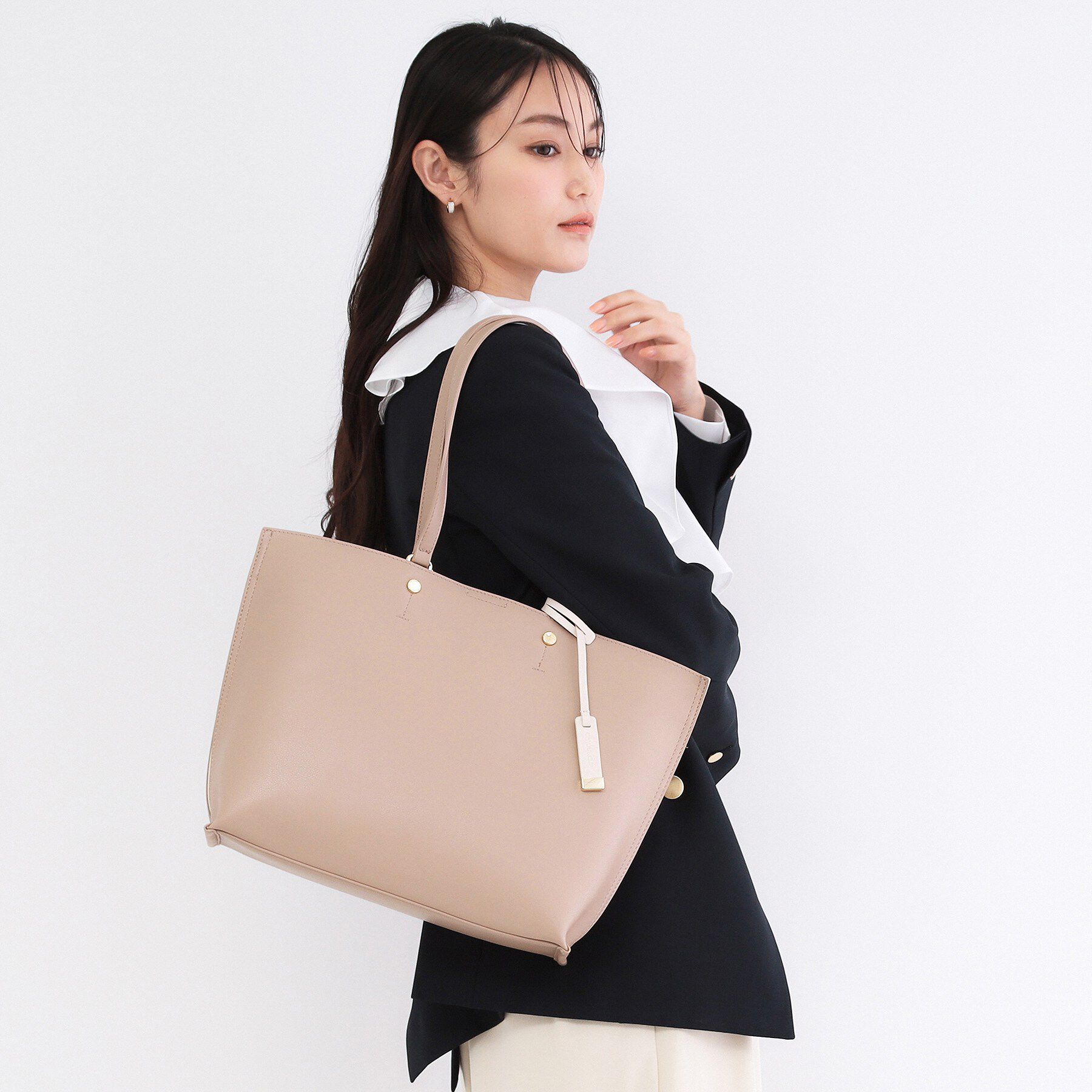 OPAQUE.CLIP「【A4サイズ対応】名品バイカラーA4トート」|トートバッグ|