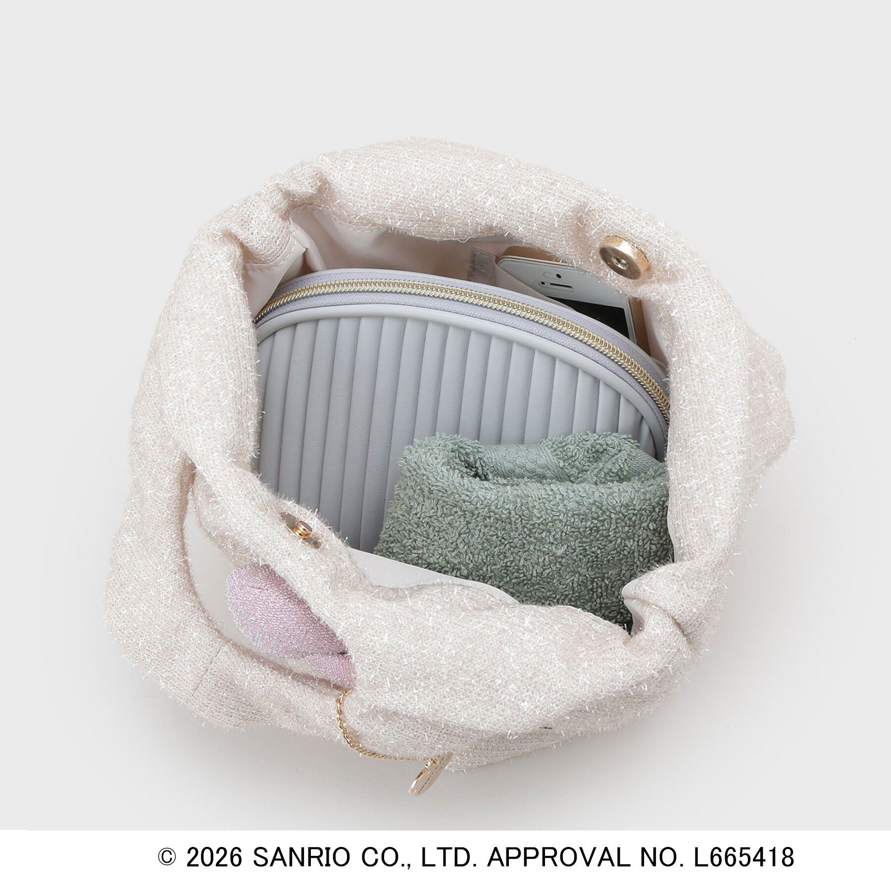 OPAQUE.CLIP「◆【ハローキティ】キラふわマルシェバッグ」|ハンドバッグ|