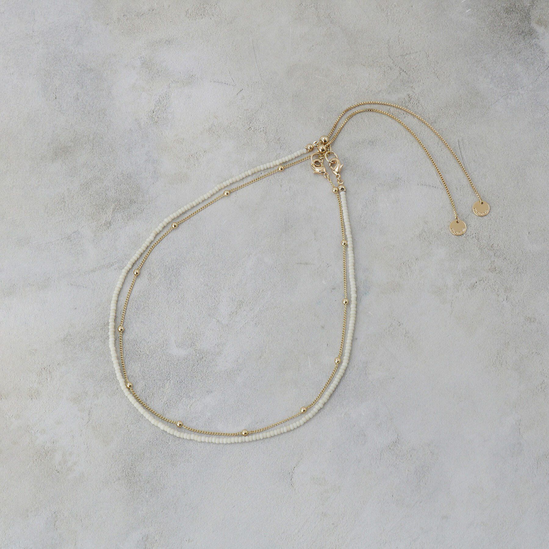 OPAQUE.CLIP「デザインチェーン&times;ビーズSET ネックレス」|ネックレス|