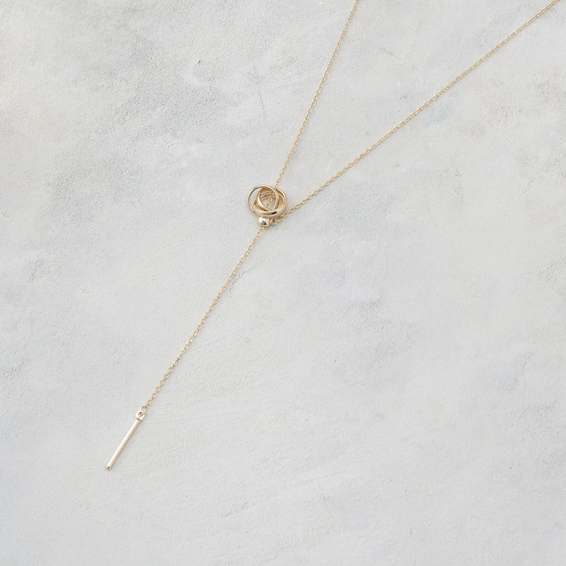 OPAQUE.CLIP「2WAYリングデザイン スライドネックレス」|ネックレス|