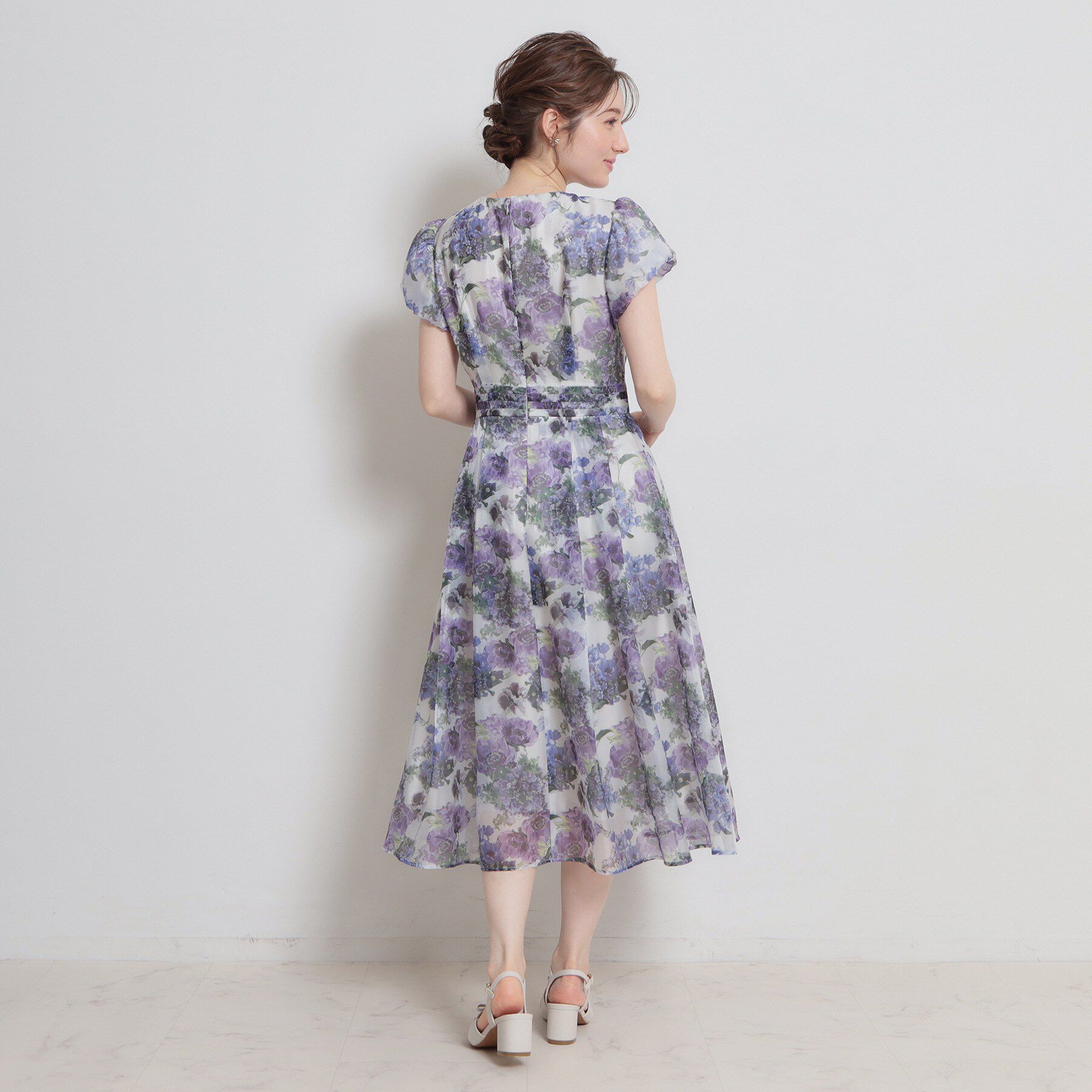 Couture broach「【洗える・着映え】オーガンフルールワンピース」|ワンピース|