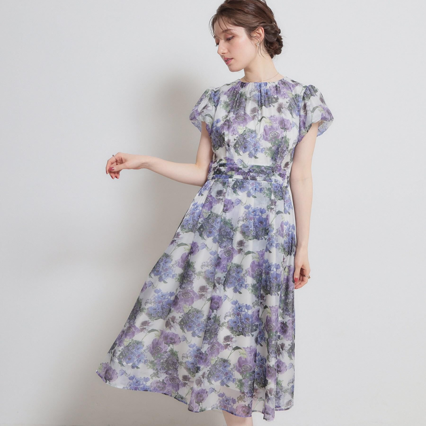 Couture broach「【洗える・着映え】オーガンフルールワンピース」|ワンピース|