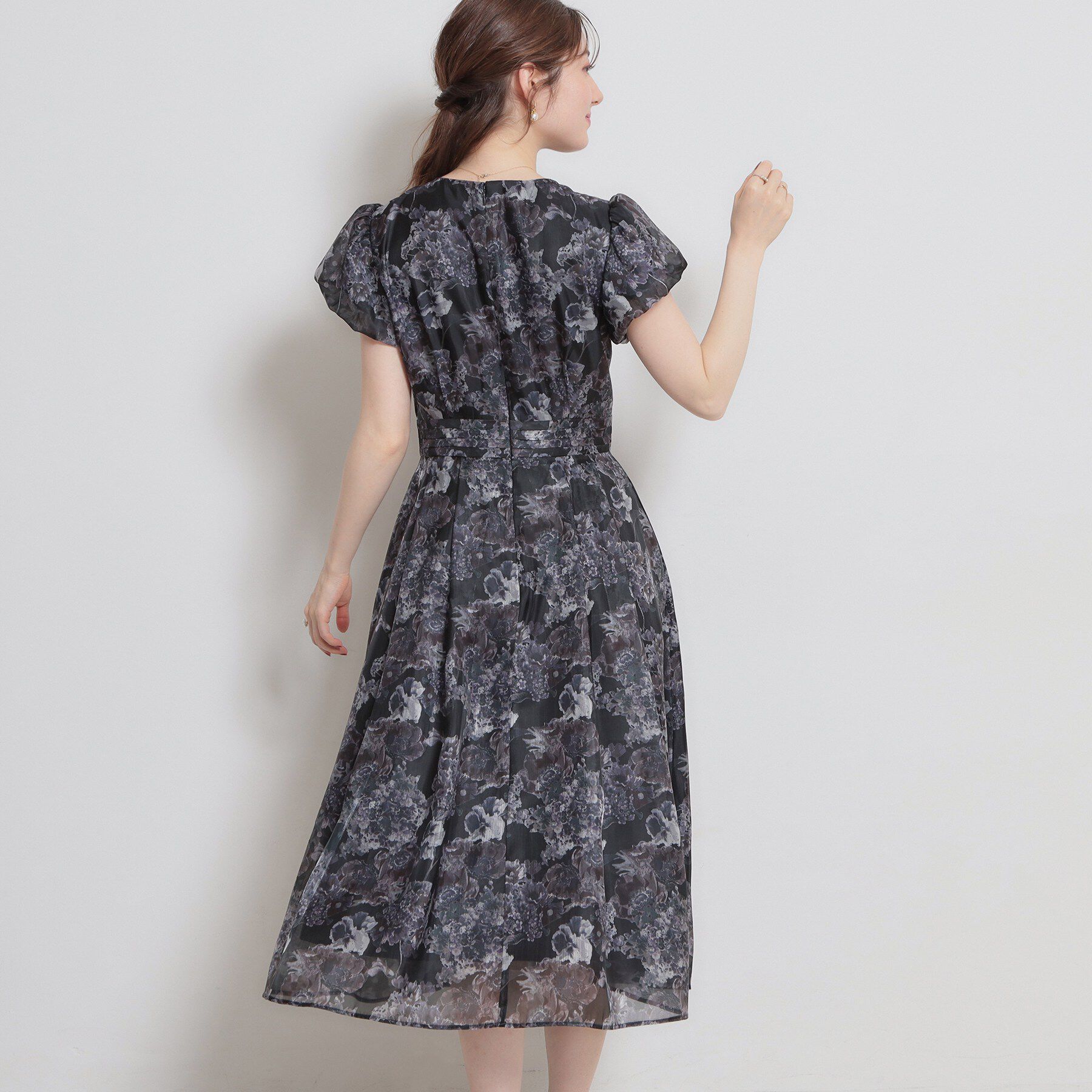 Couture broach「【洗える・着映え】オーガンフルールワンピース」|ワンピース|