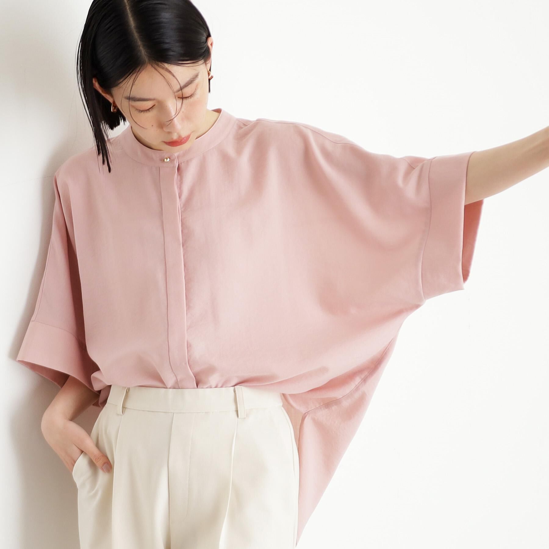 THE SHOP TK「ドルマンブラウス【7色展開/洗濯機OK/体型カバー】」|シャツ・ブラウス|