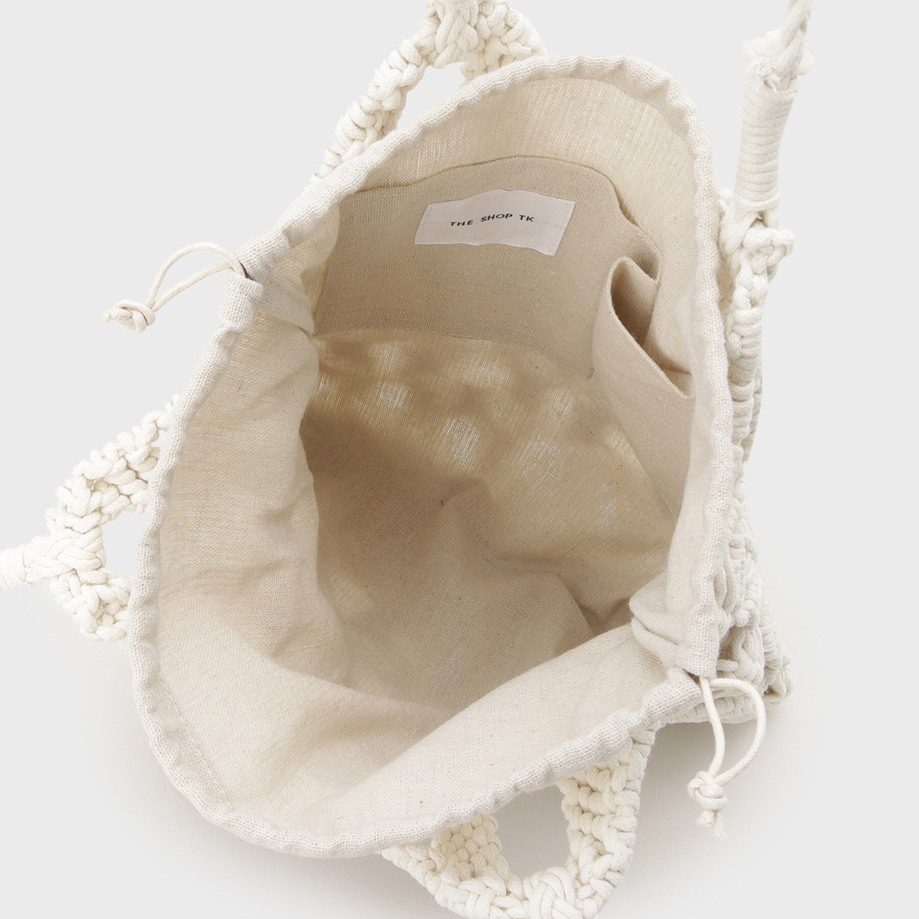 THE SHOP TK「マクラメトートバッグ」|トートバッグ|