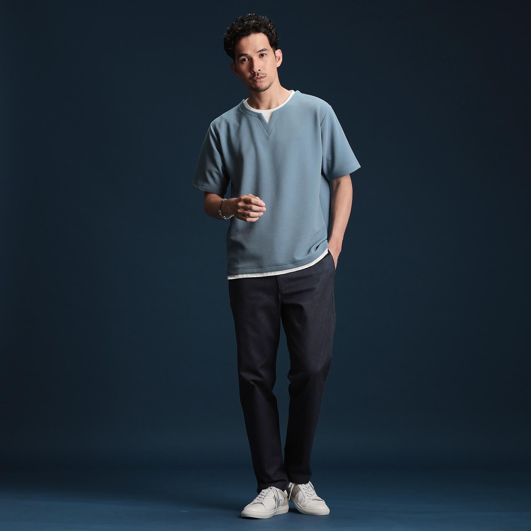 THE SHOP TK「【ひんやり快適ビジネス兼用パンツ】7DAYSパンツ COOL 接触冷感/ストレッチ/ON・OFF兼用」|その他|