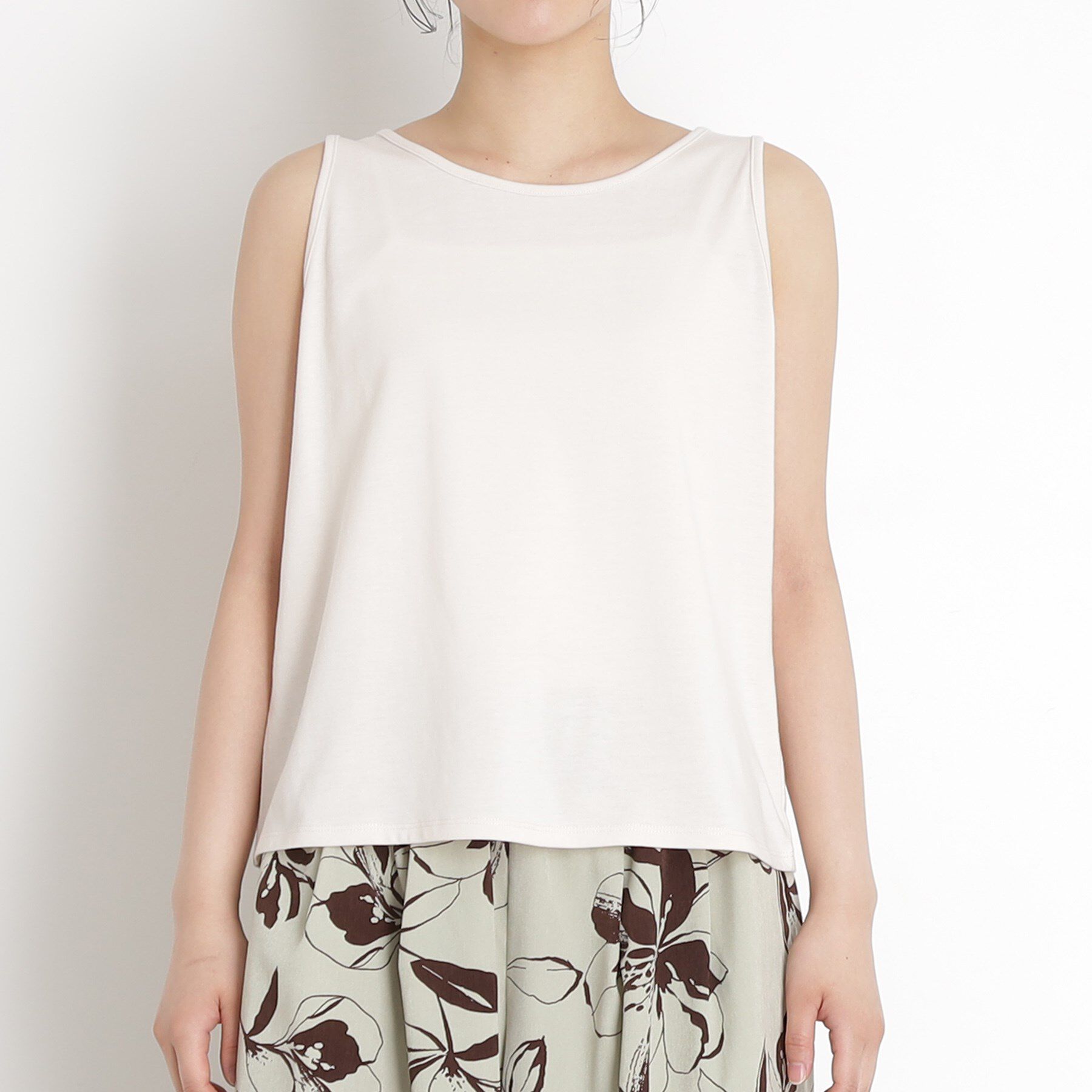 THE SHOP TK「フレンチスリーブメッシュニットタンクセット【洗える】」|その他|