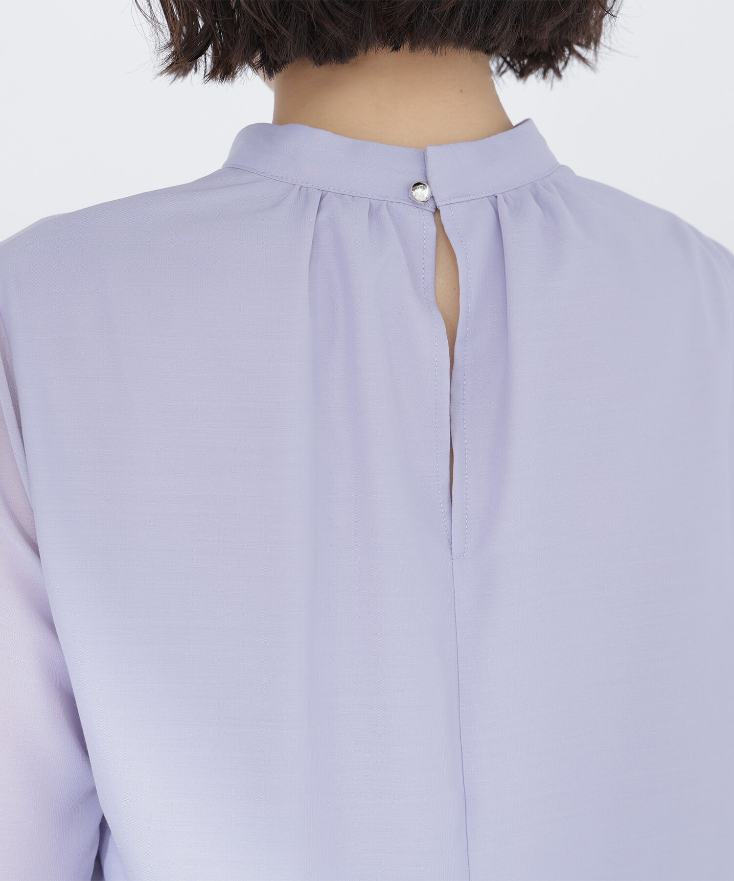  「フレアカフスシアーブラウス」|シャツ・ブラウス|