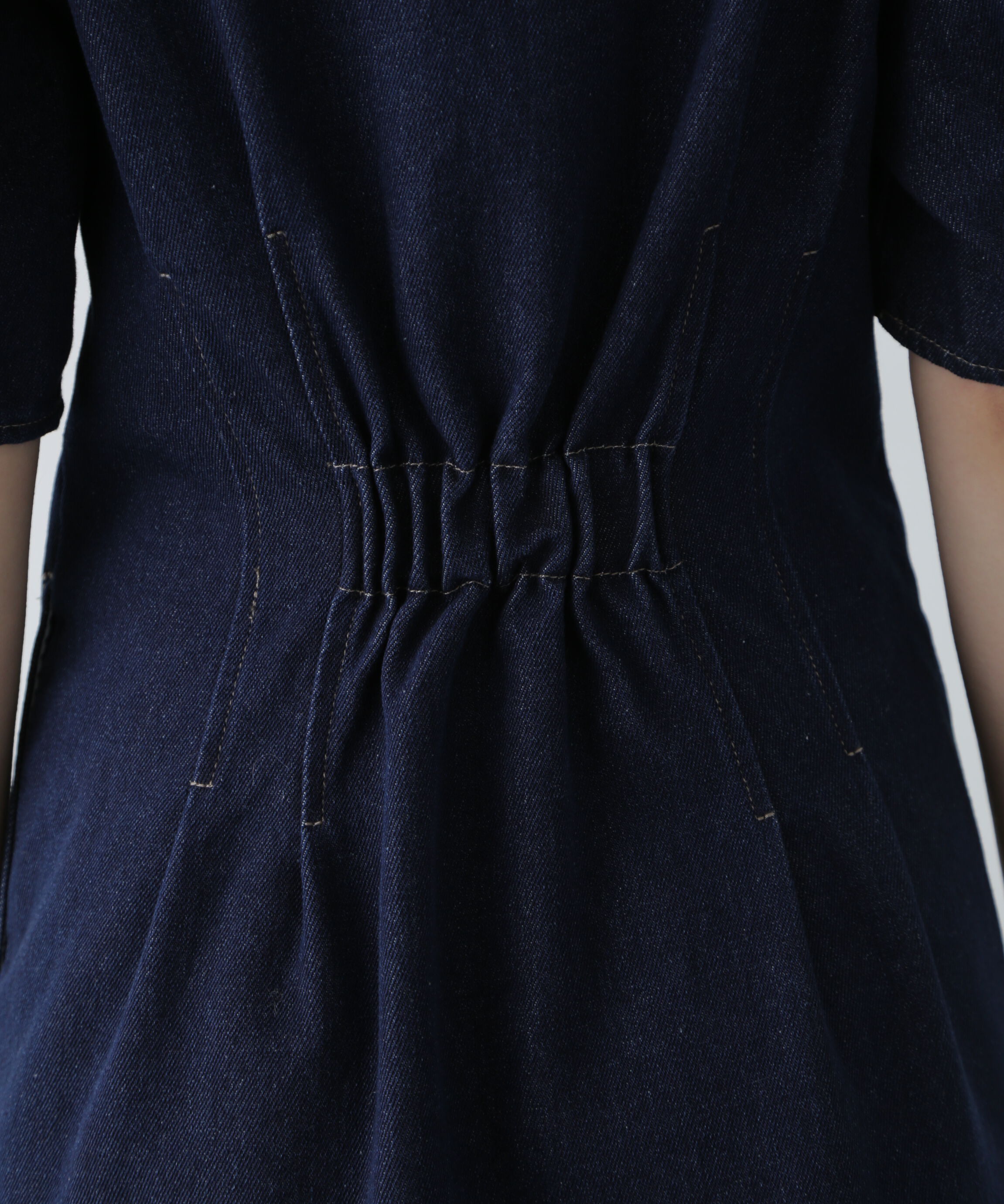  「デニムミニワンピース」|ワンピース|