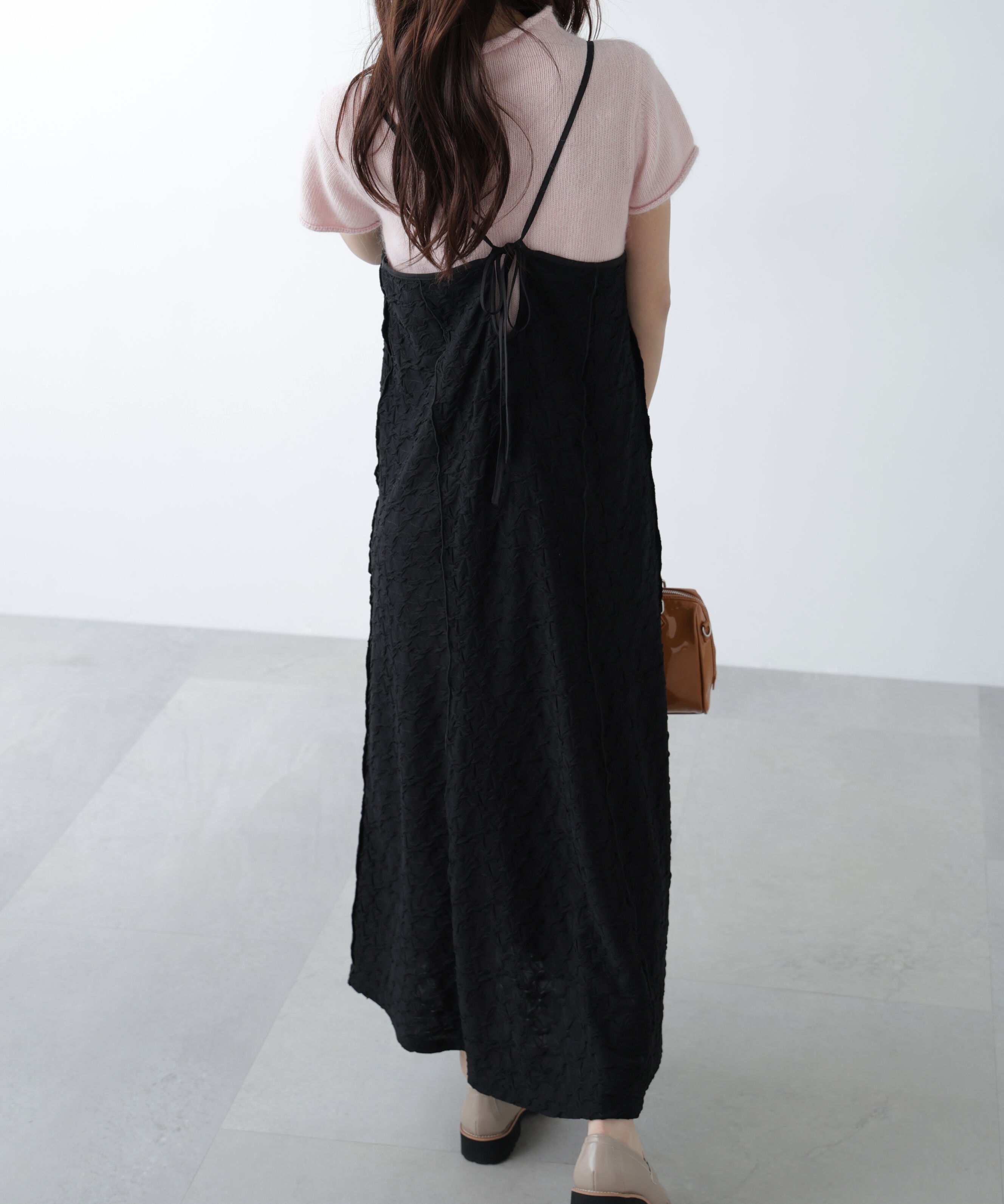  「パネルフレアキャミワンピース」|ワンピース|