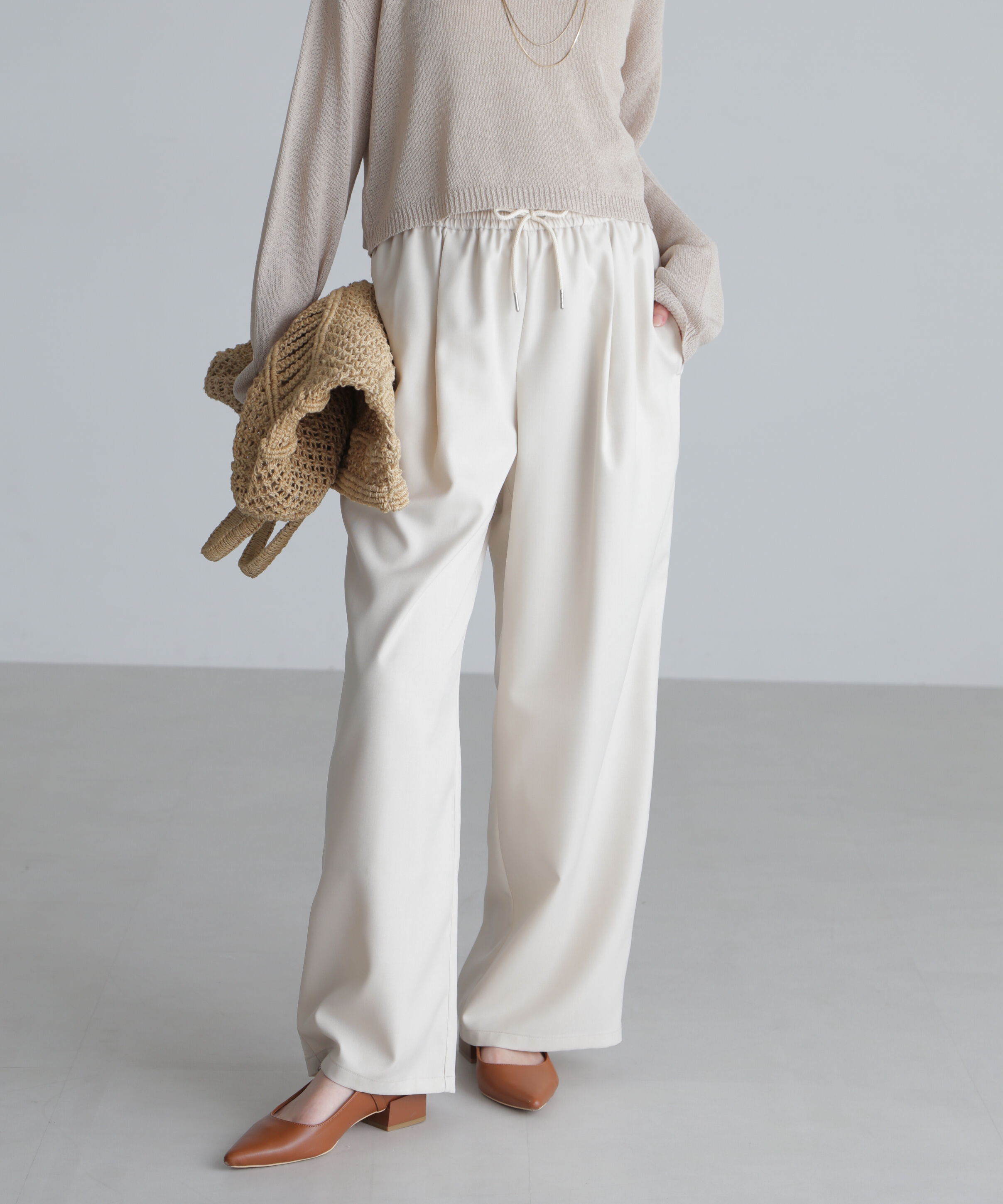  「ワイドストレートイージーパンツ」|その他|