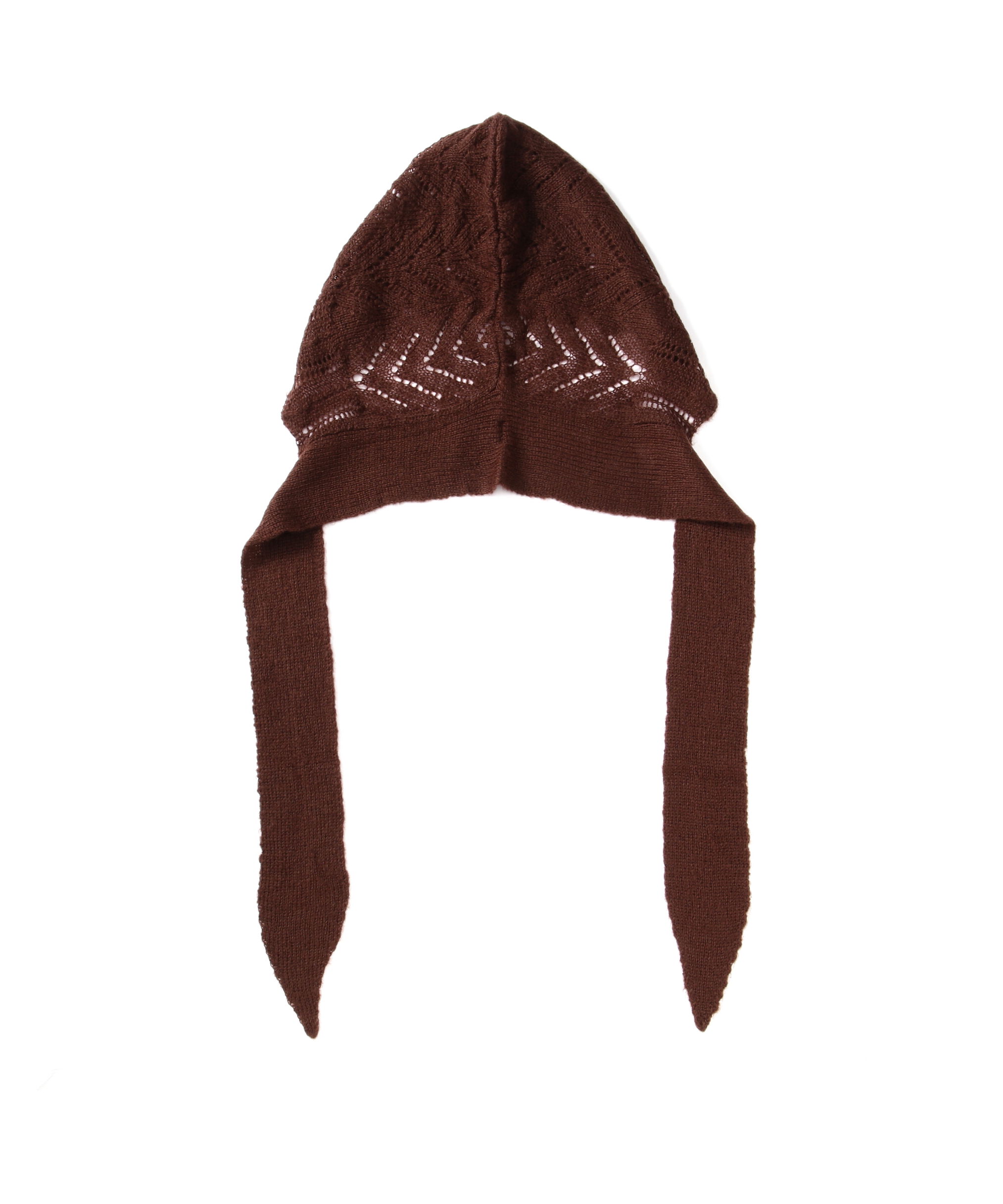  「透かし編みフードマフラー」|ソックス|