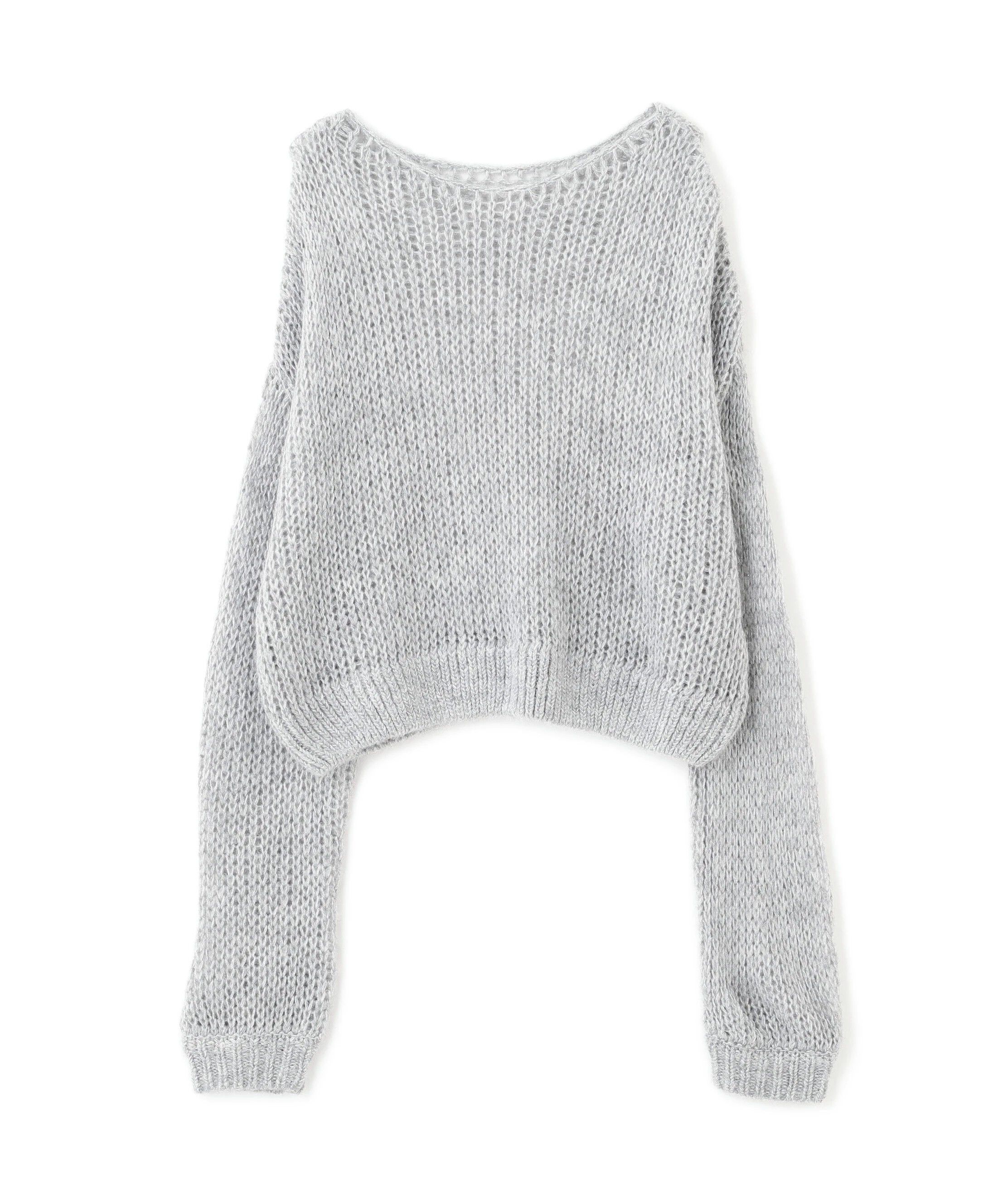  「シアーモヘヤラメニット」|ニット・セーター|