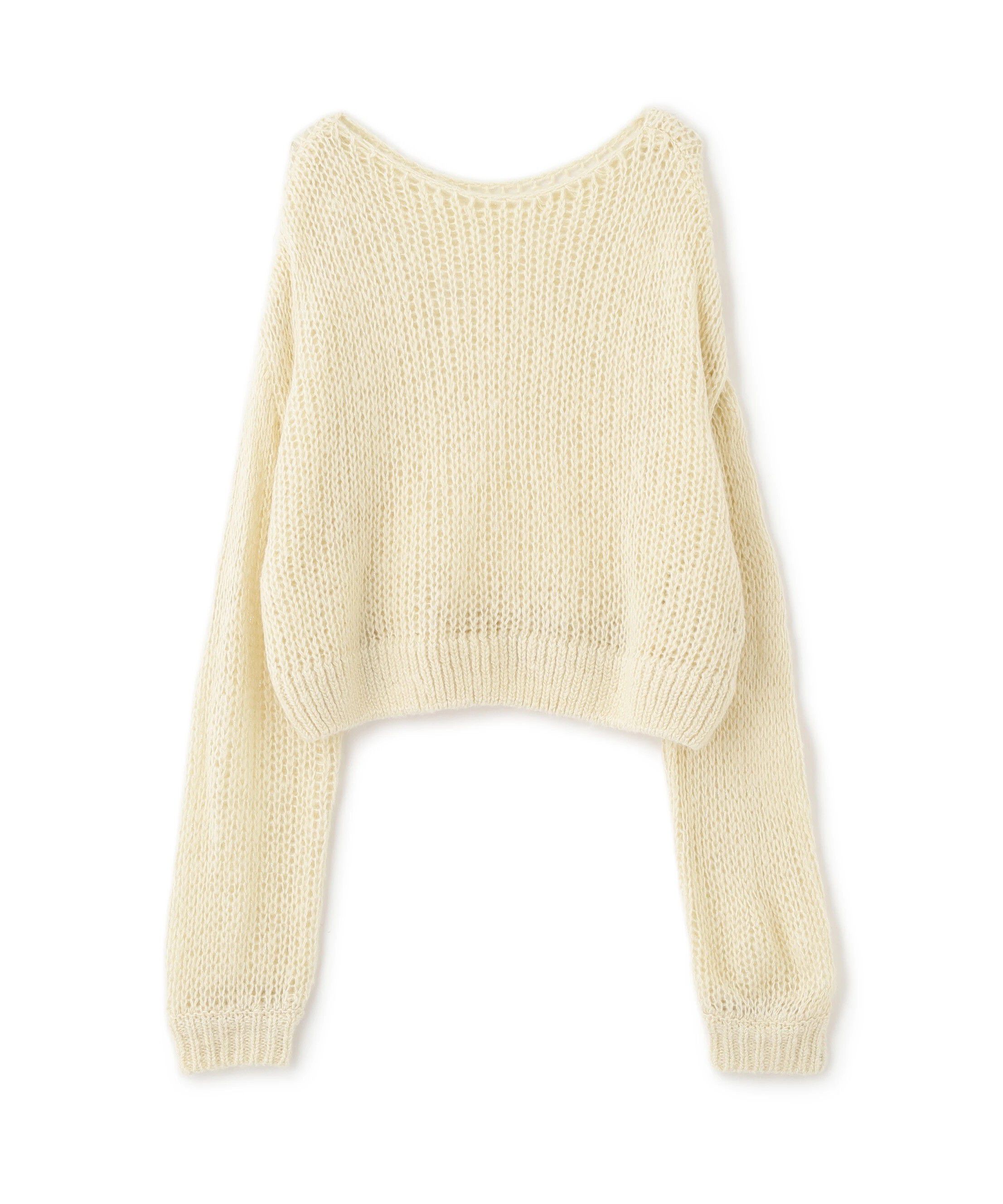  「シアーモヘヤラメニット」|ニット・セーター|