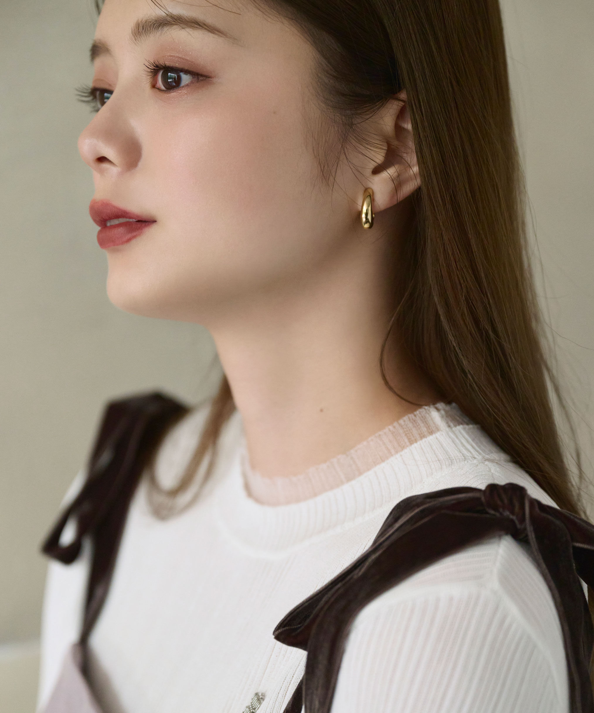  「シアーフリルニット」|ニット・セーター|