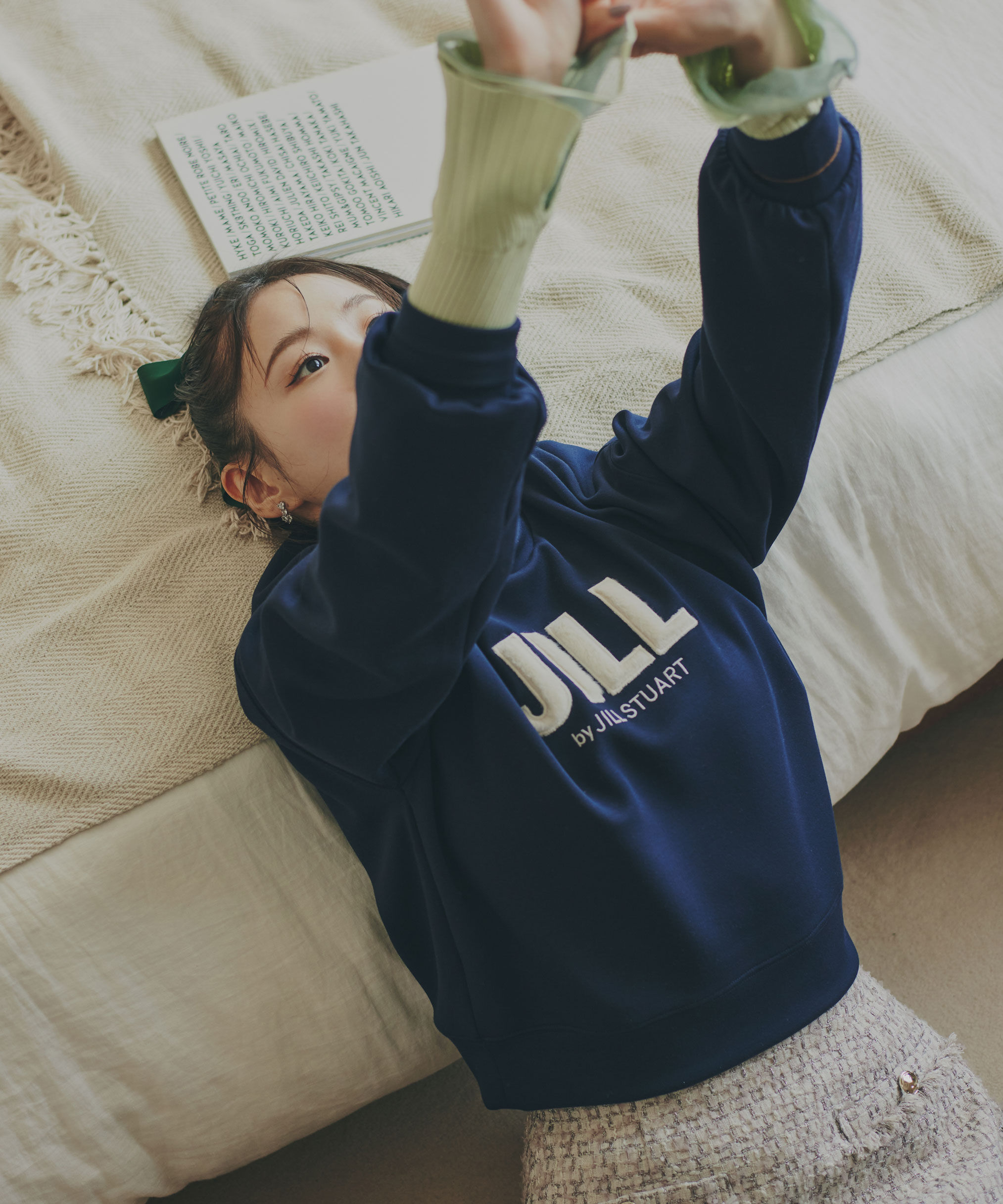  「シアーフリルニット」|ニット・セーター|