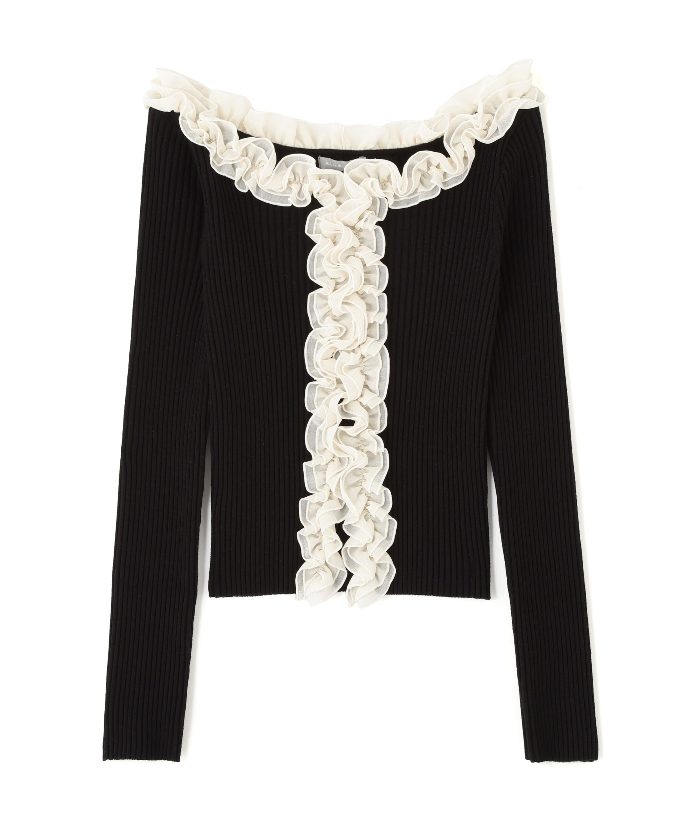  「フリルトリムニット」|ニット・セーター|