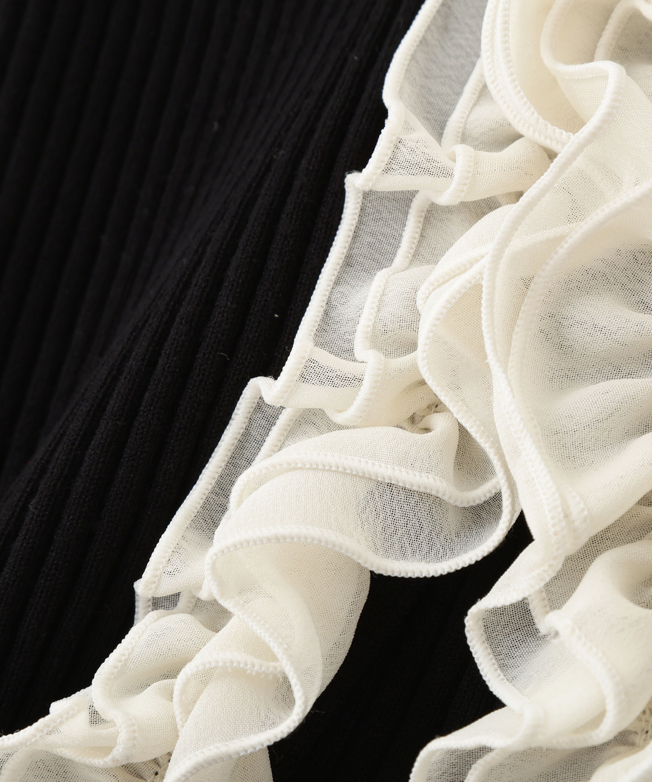  「フリルトリムニット」|ニット・セーター|