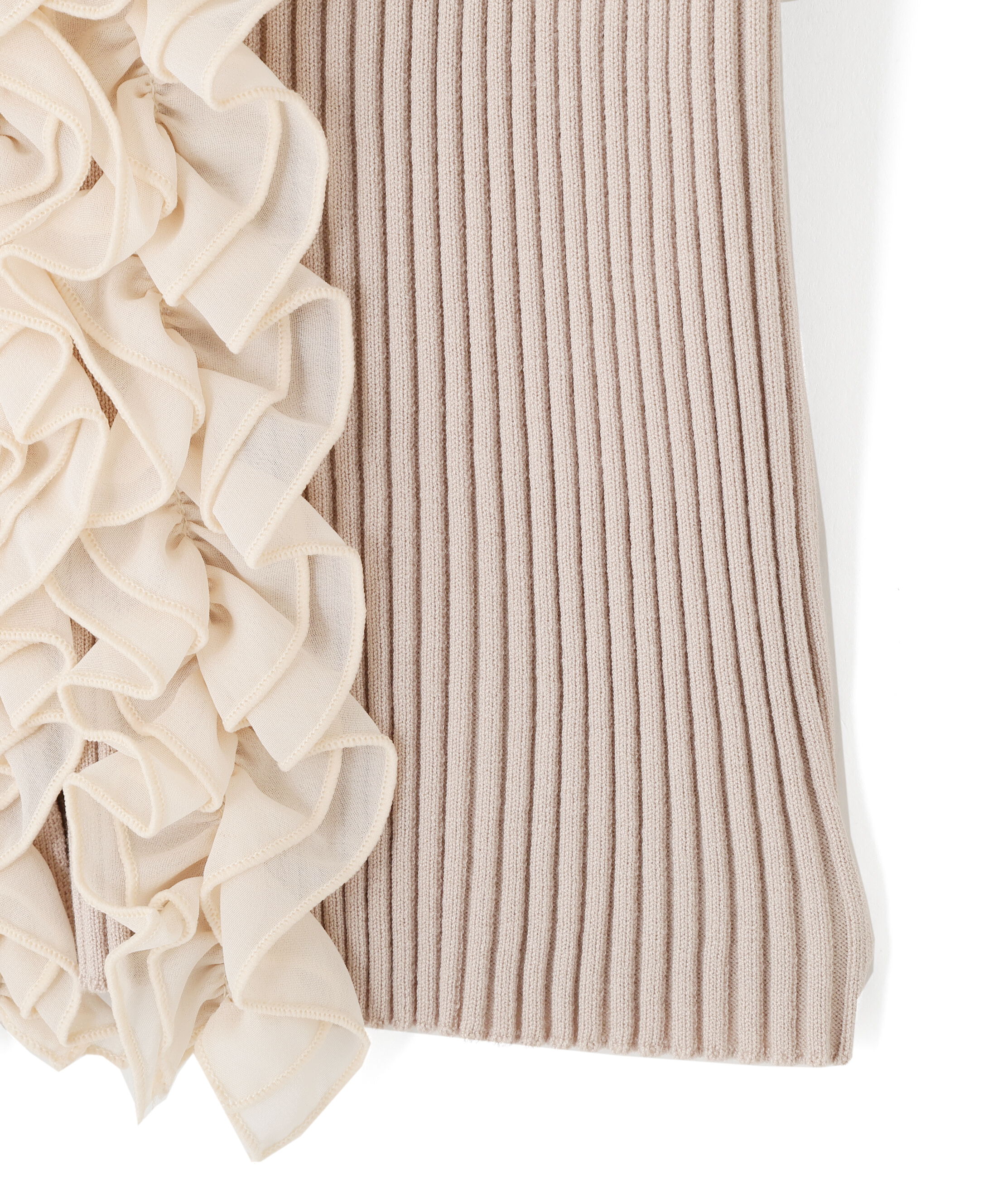  「フリルトリムニット」|ニット・セーター|