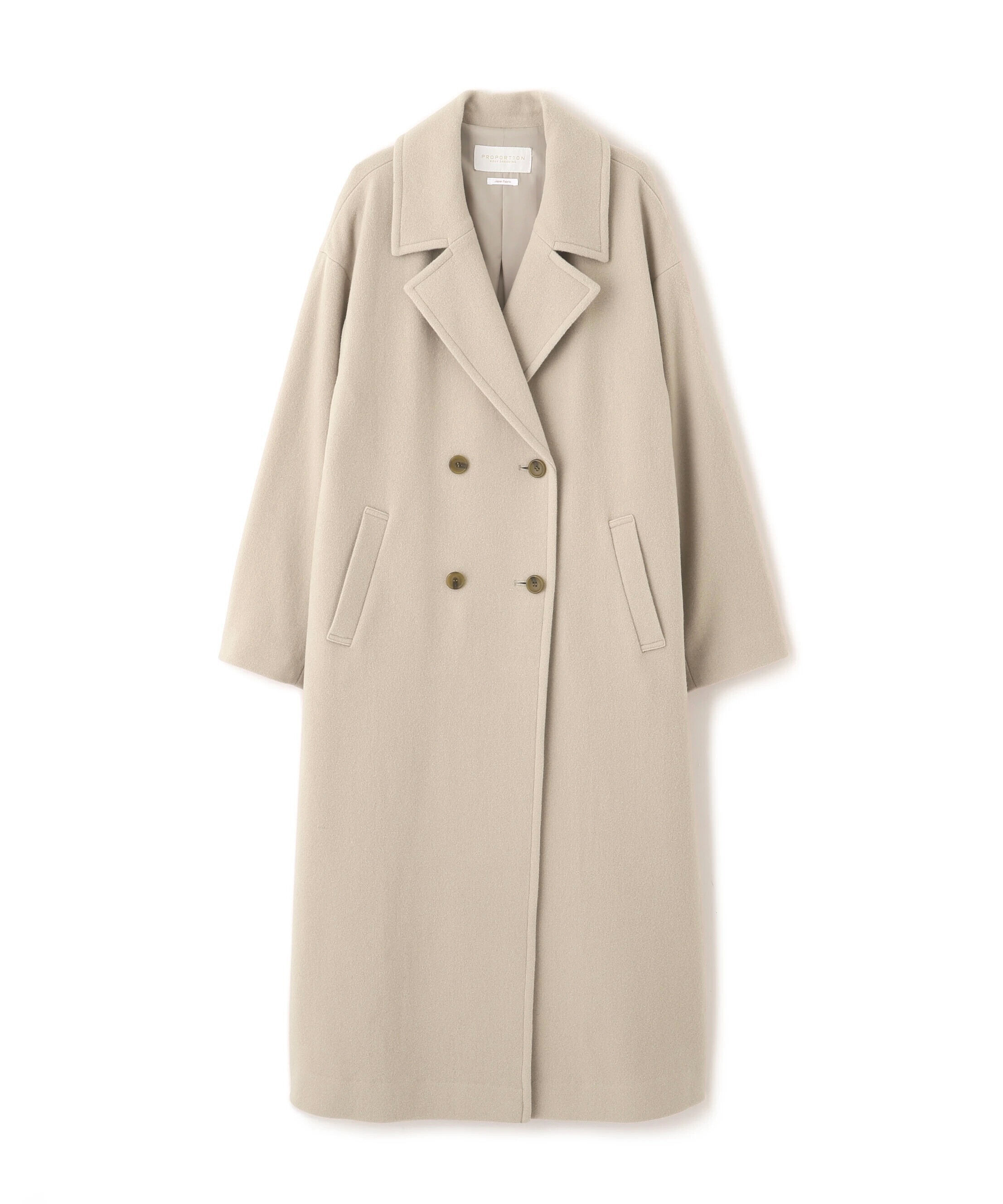 PROPORTION BODY DRESSING「ダブル釦チェスターコート 25AW」|その他|