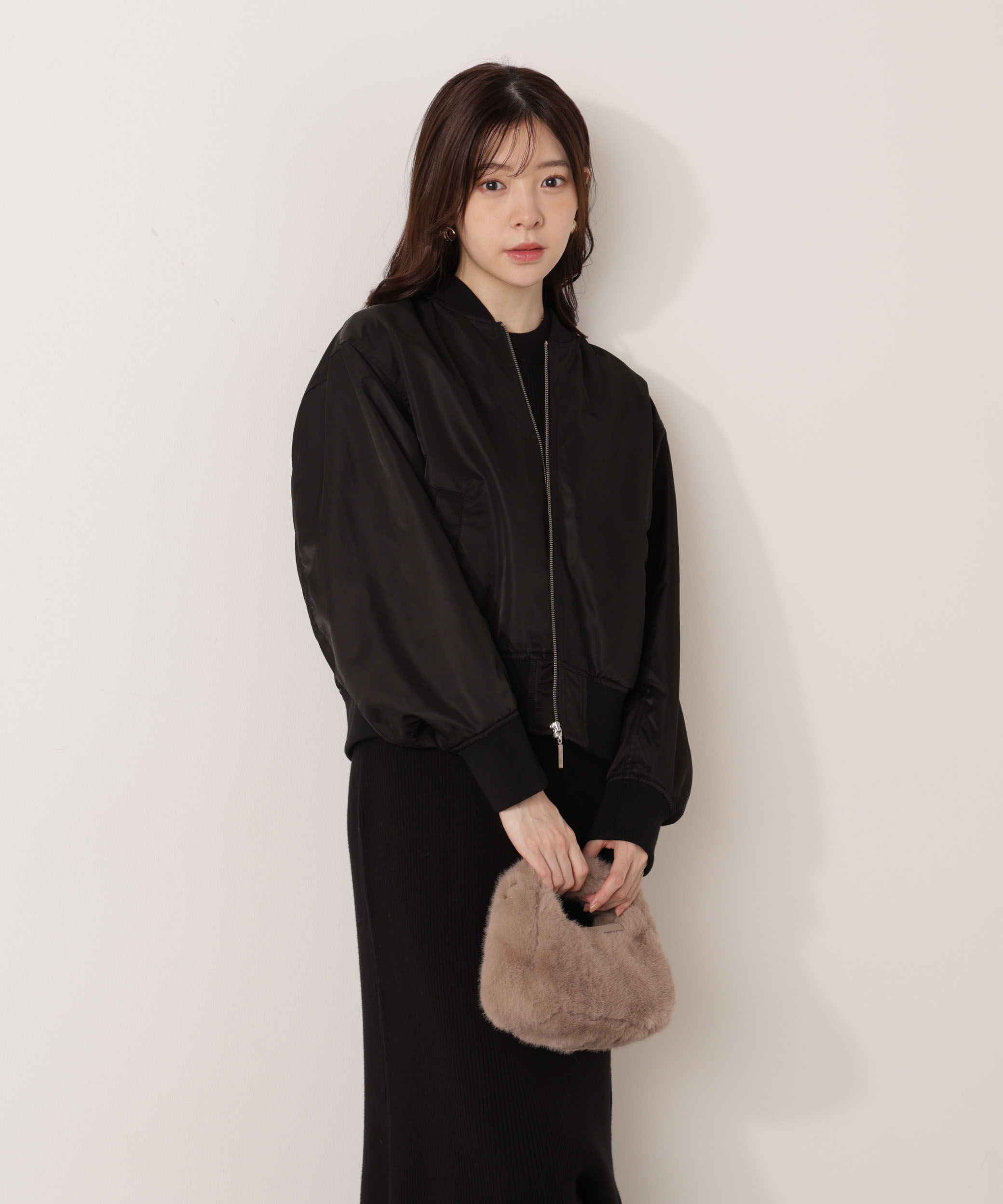PROPORTION BODY DRESSING「シャギーカーデニットセットアップ 25AW」|ワンピース|