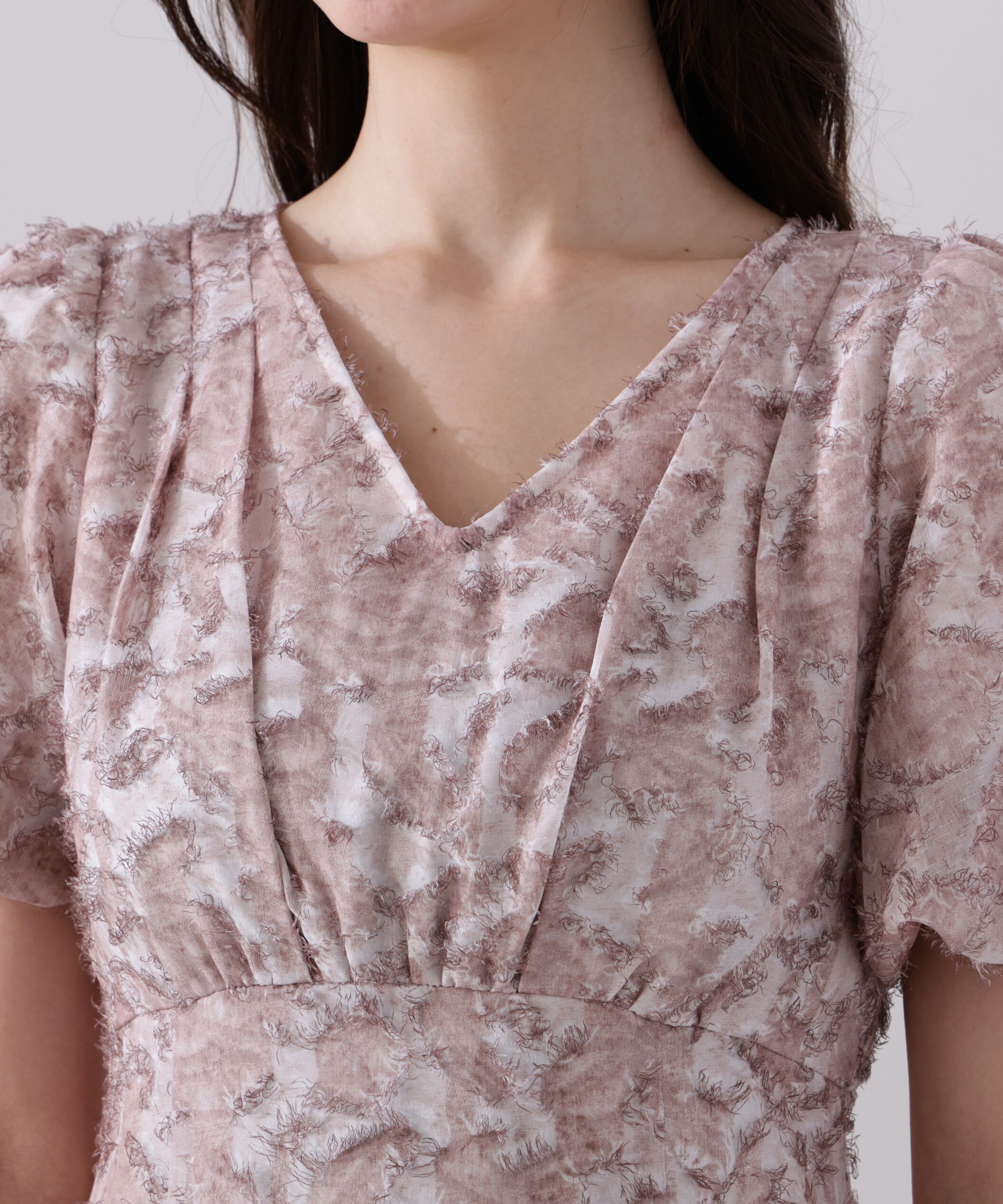 PROPORTION BODY DRESSING「＜L＞シアージャガードレディワンピース　26SS」|ワンピース|