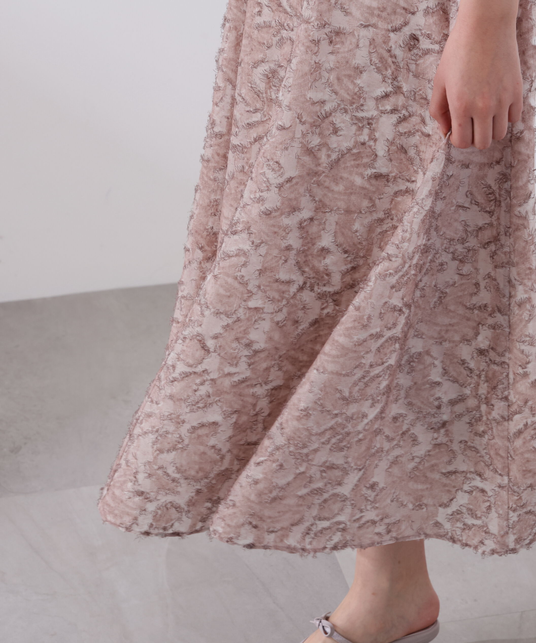 PROPORTION BODY DRESSING「＜L＞シアージャガードレディワンピース　26SS」|ワンピース|