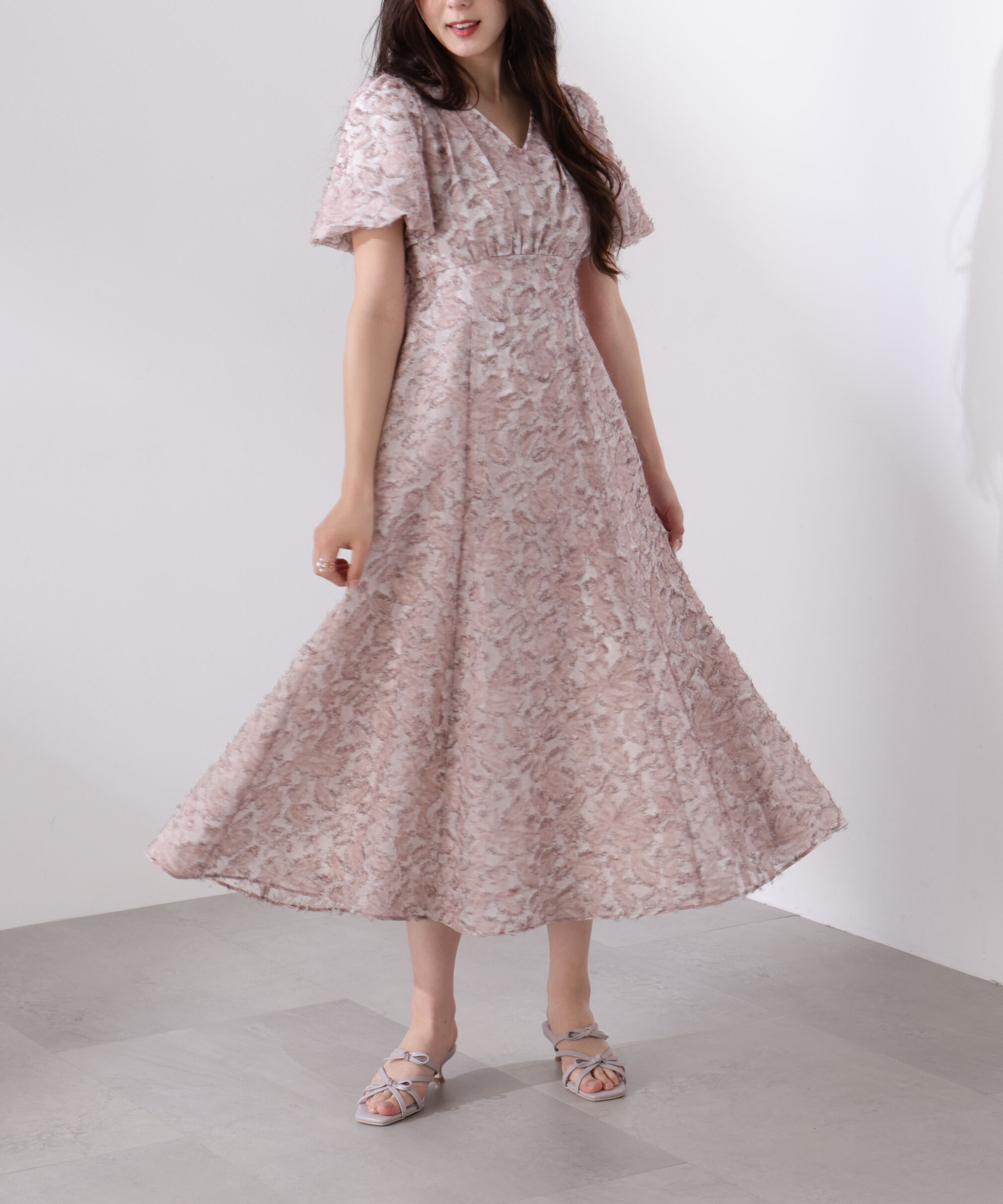 PROPORTION BODY DRESSING「＜L＞シアージャガードレディワンピース　26SS」|ワンピース|