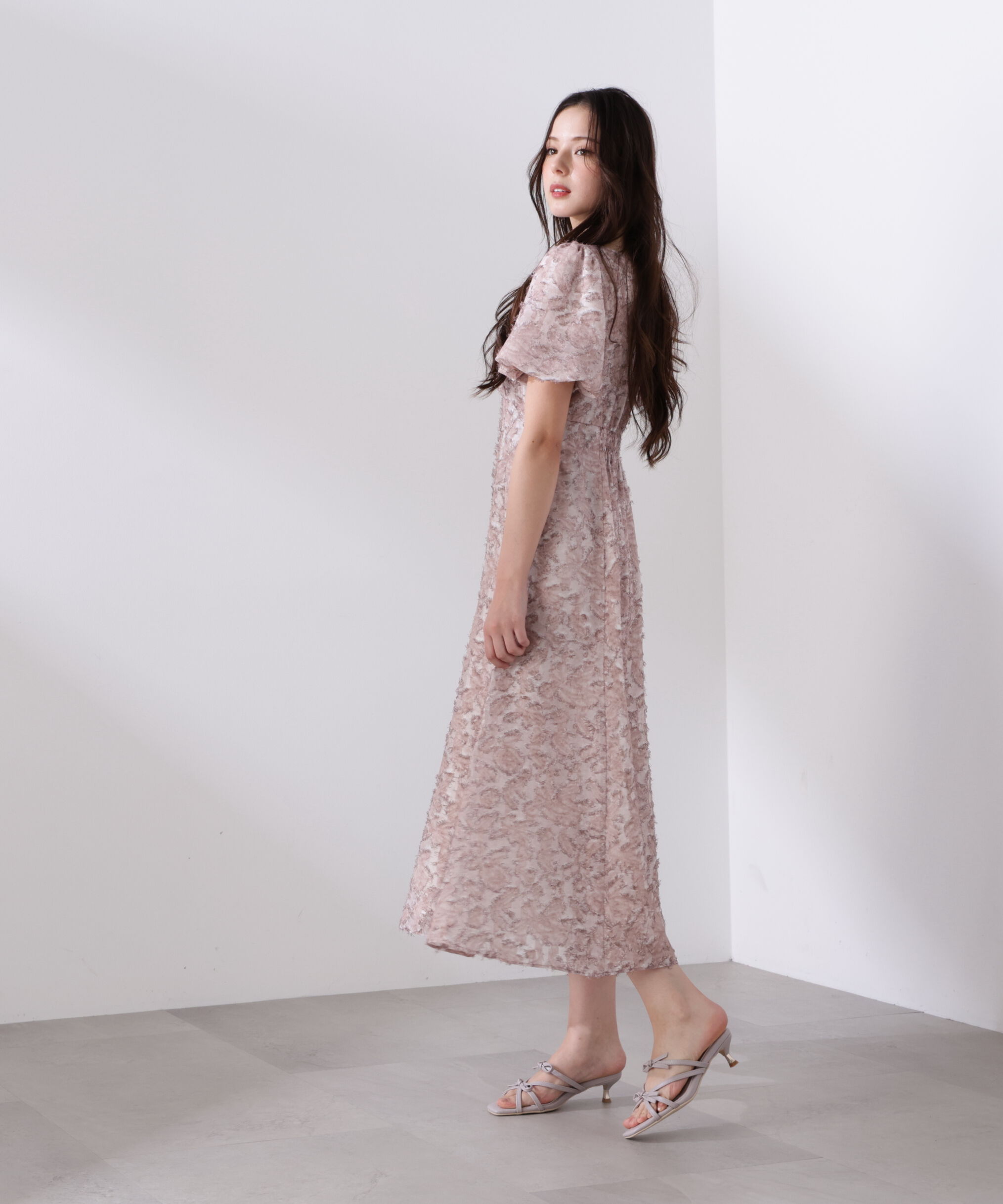 PROPORTION BODY DRESSING「＜L＞シアージャガードレディワンピース　26SS」|ワンピース|