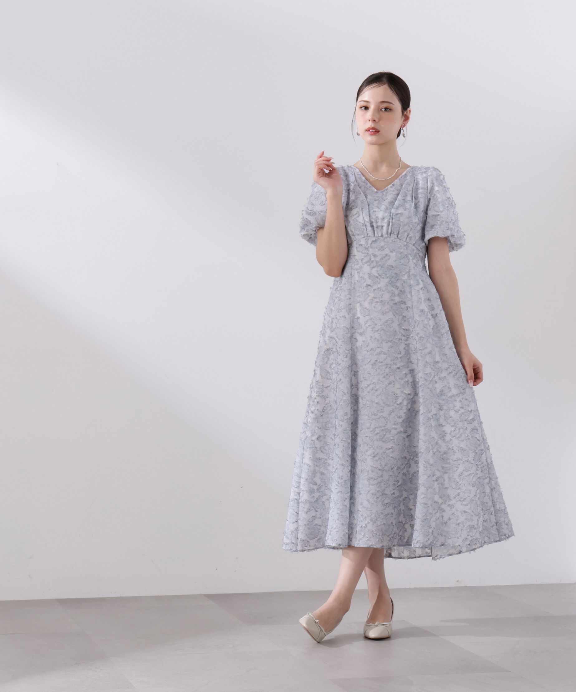 PROPORTION BODY DRESSING「＜L＞シアージャガードレディワンピース　26SS」|ワンピース|