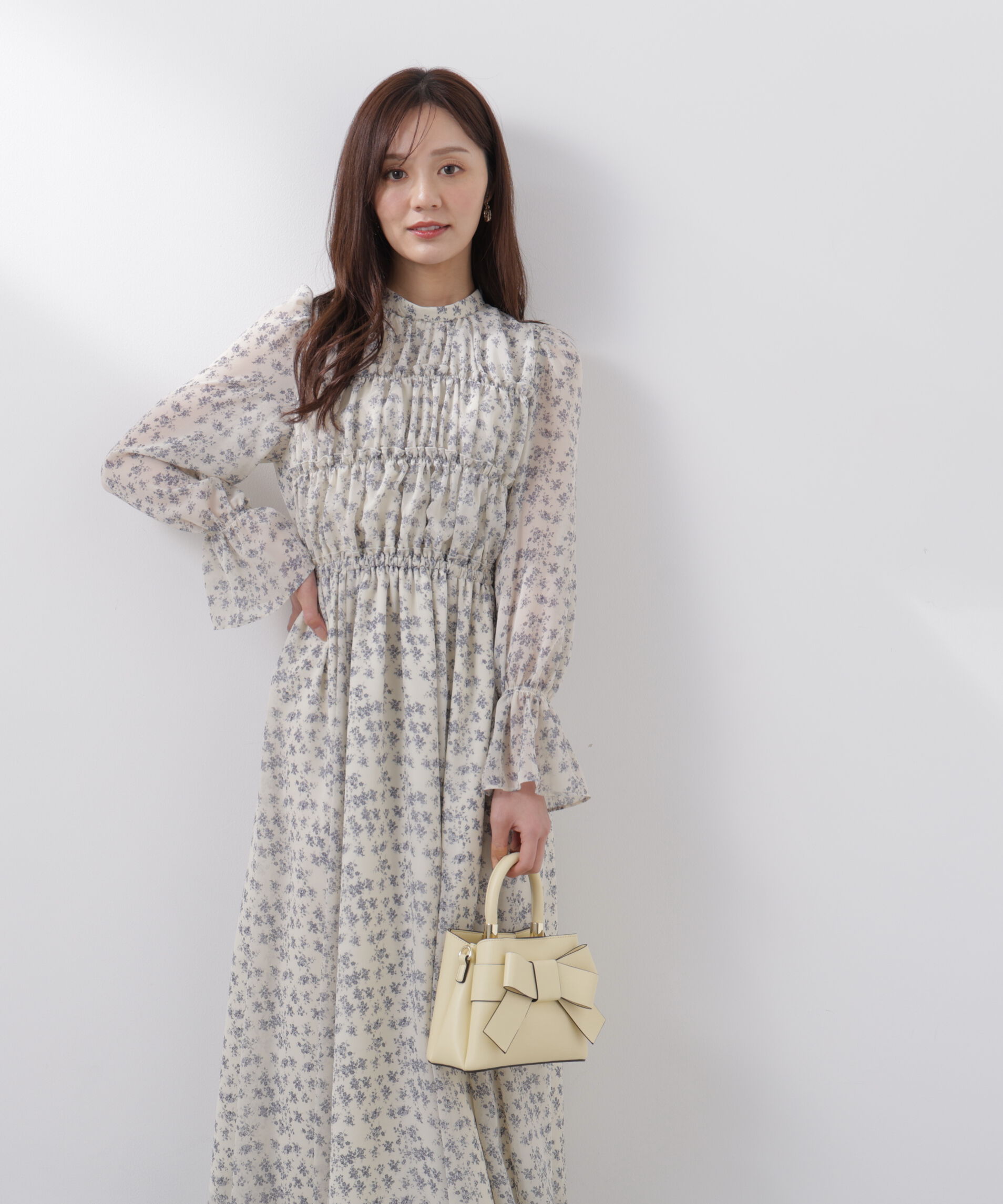 PROPORTION BODY DRESSING「シアーシャーリングワンピース　26SS」|ワンピース|