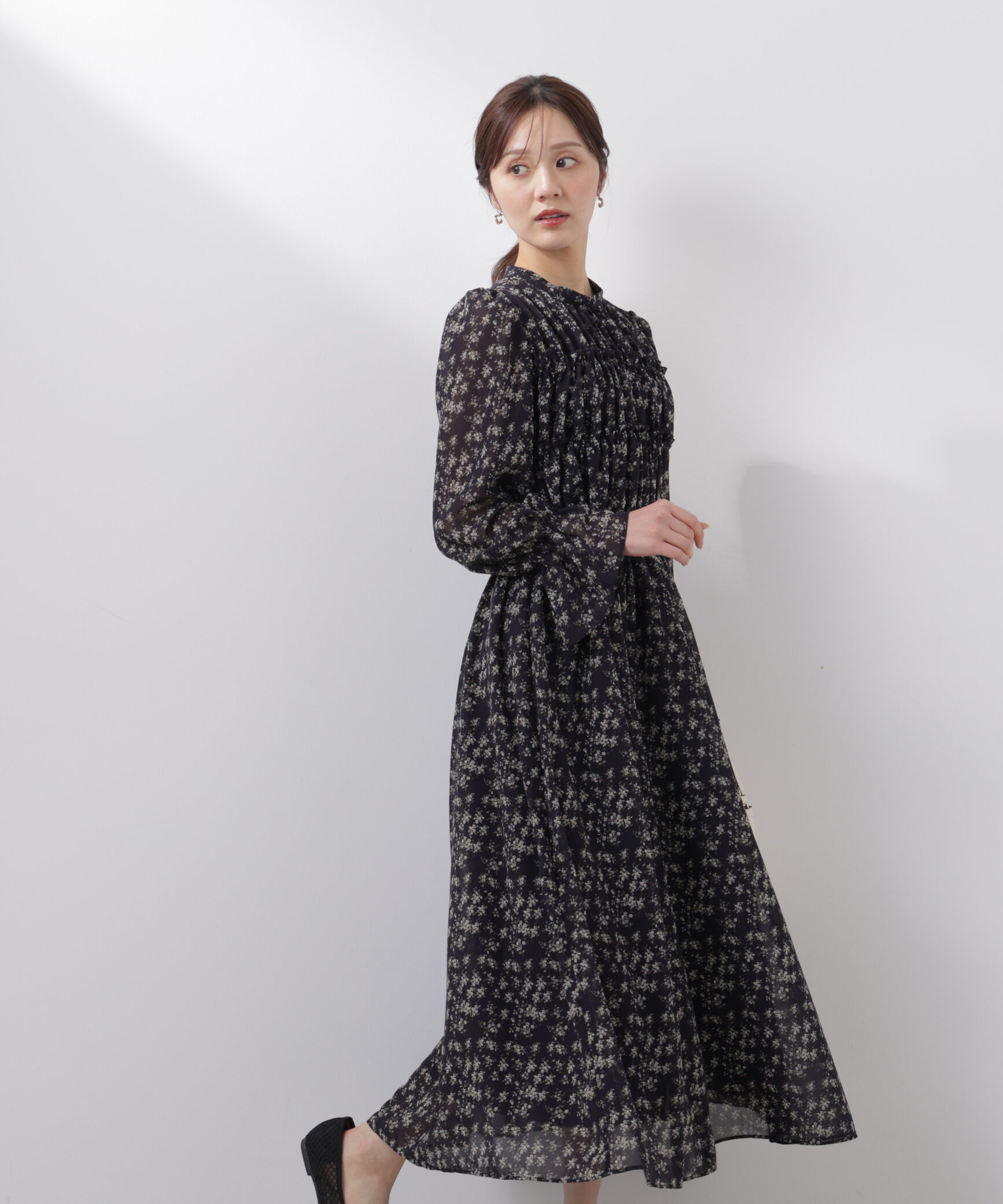 PROPORTION BODY DRESSING「シアーシャーリングワンピース　26SS」|ワンピース|