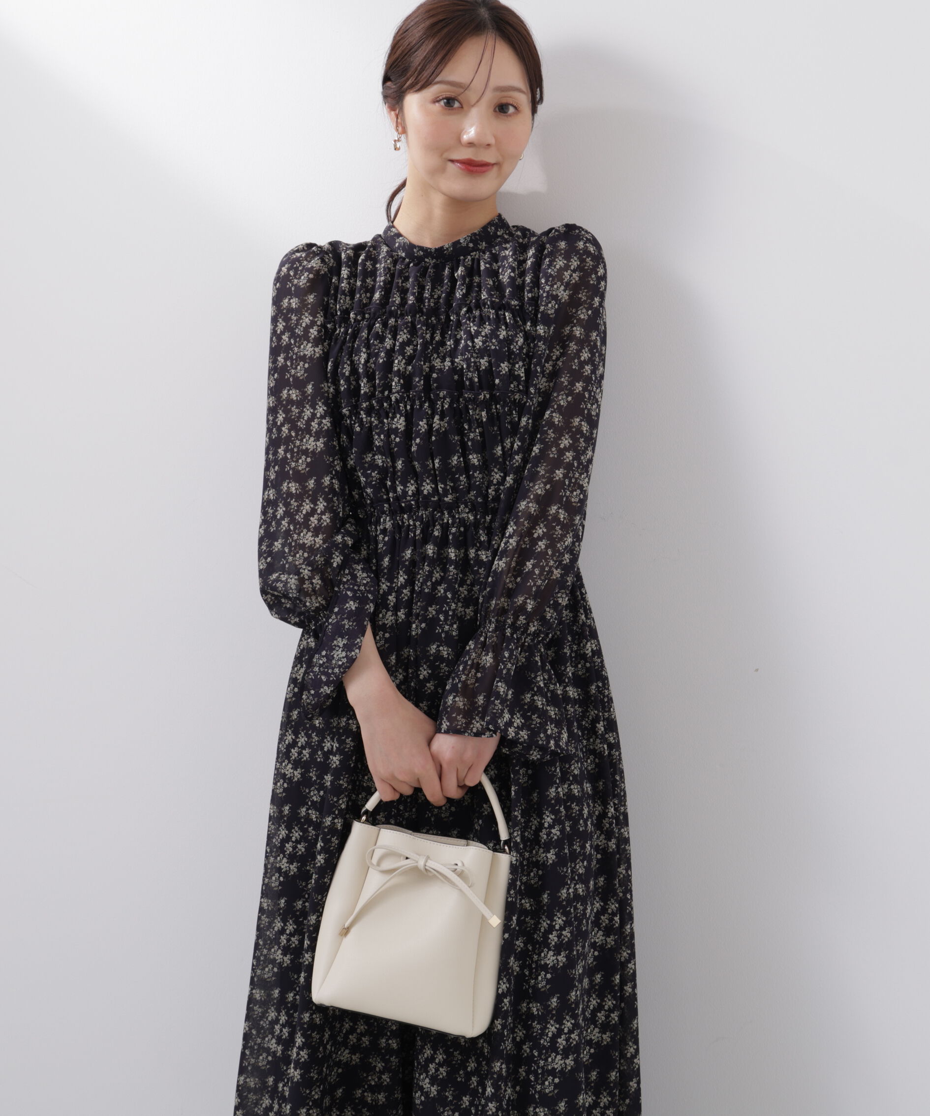 PROPORTION BODY DRESSING「シアーシャーリングワンピース　26SS」|ワンピース|