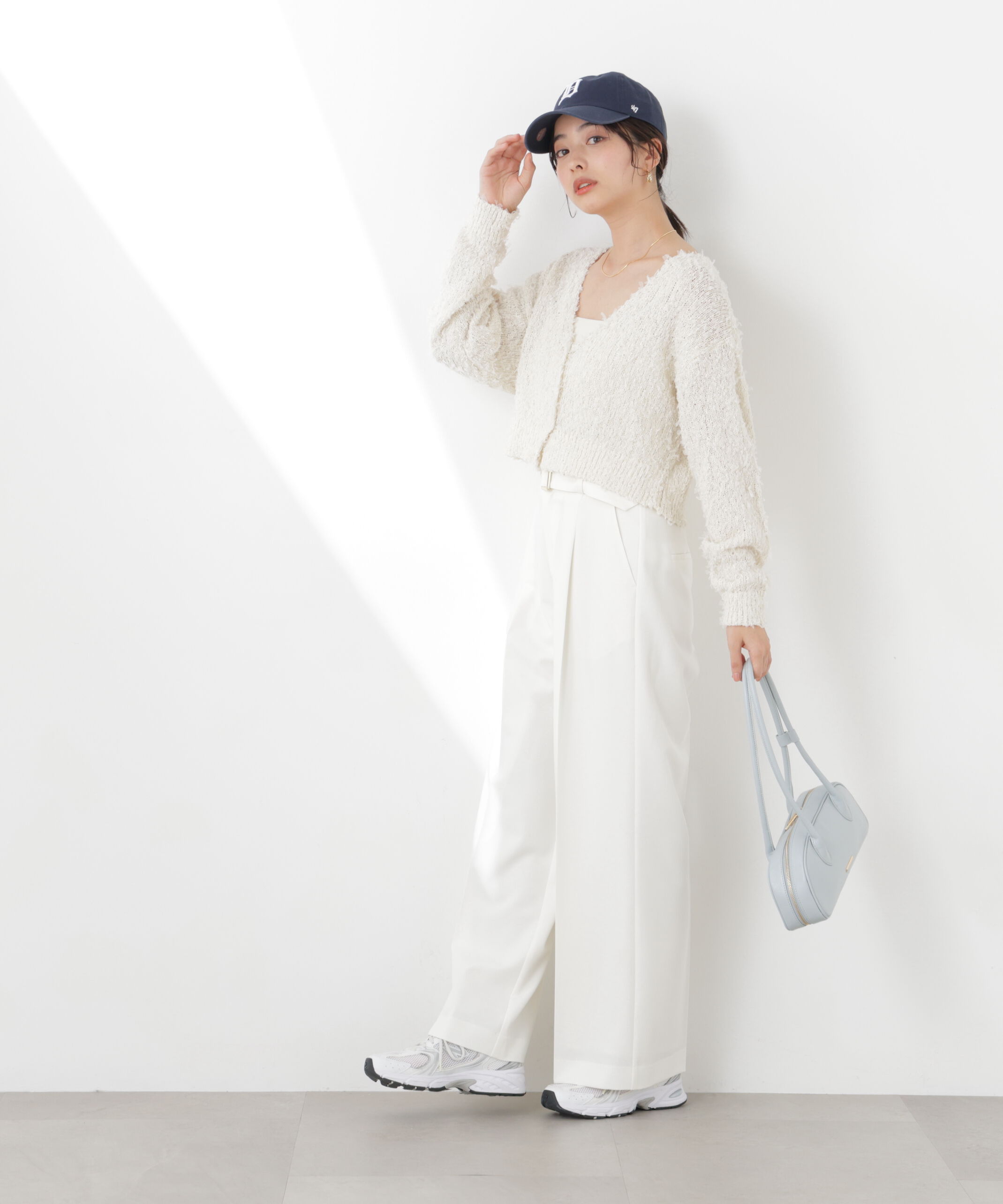 PROPORTION BODY DRESSING「＜明日香さんコラボ＞ベルト付き美脚ワイドパンツ 26SS」|その他|