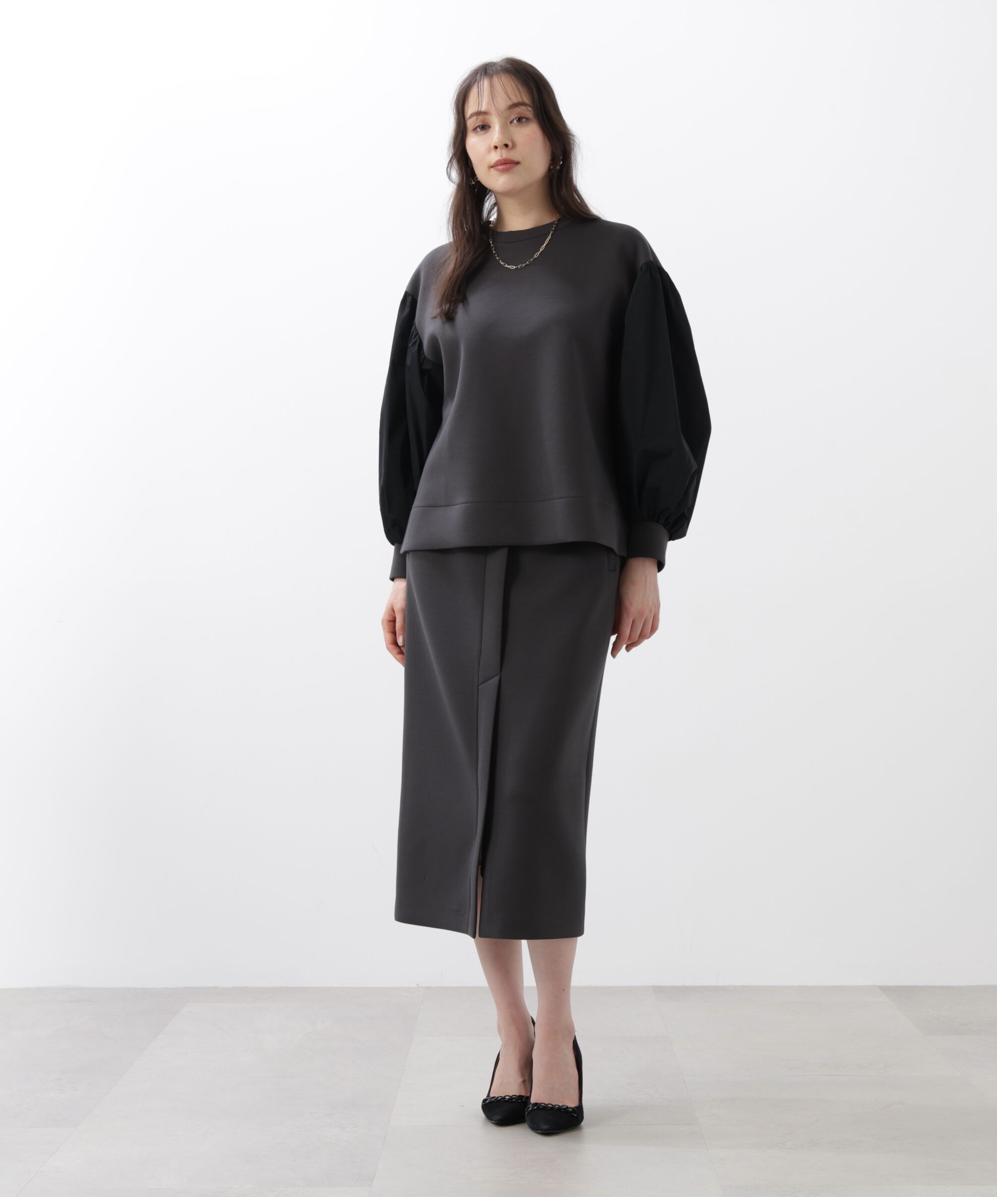  「◆ハイウエストダンボールミディスカート」|スカート|