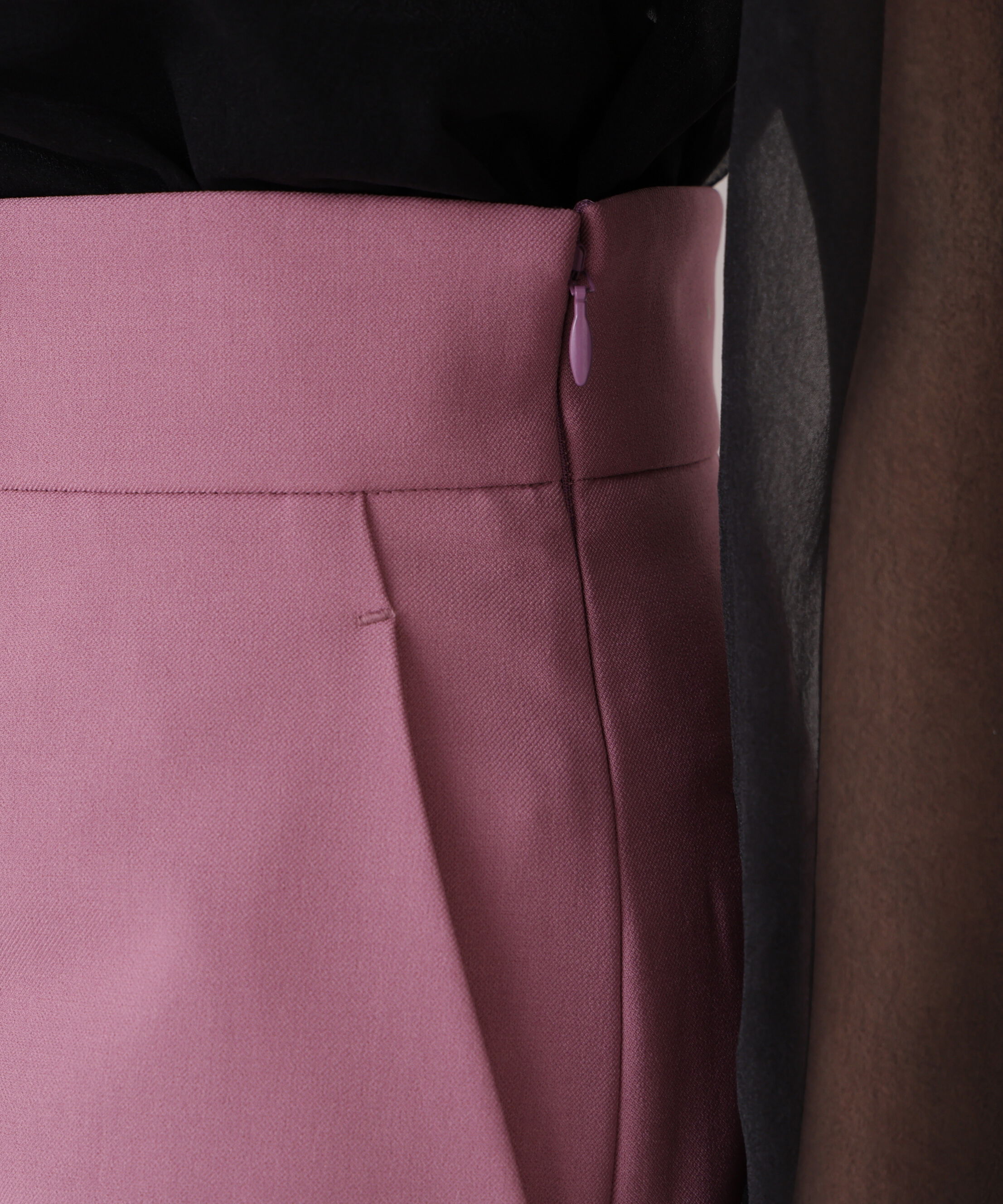  「シルバーボタンスカート」|スカート|