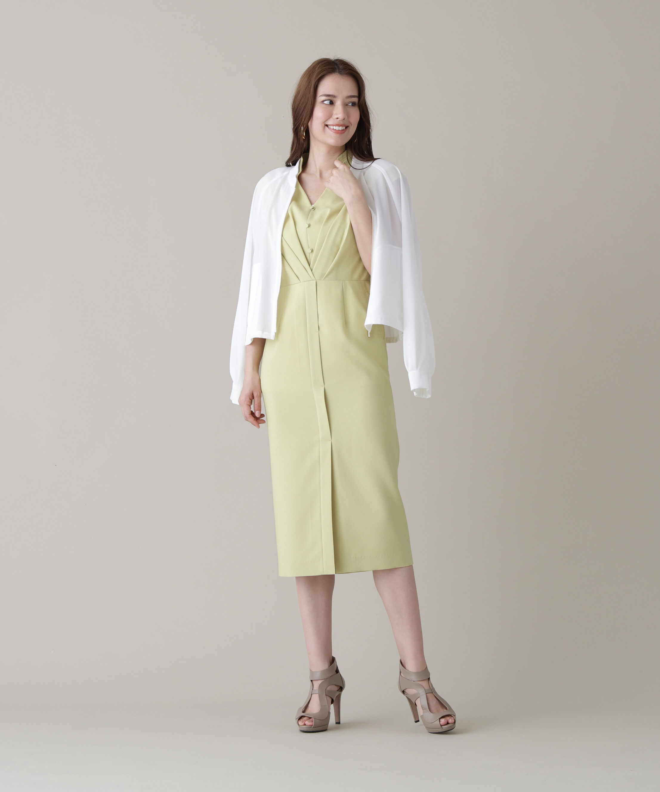  「ウエストタックワンピース」|ワンピース|