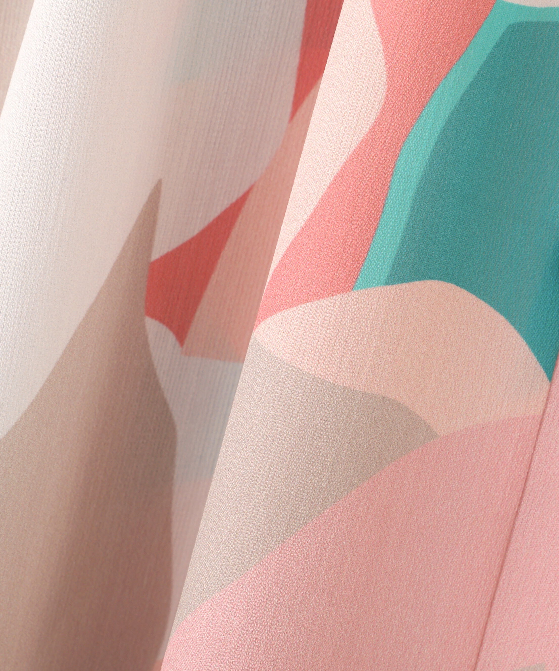  「シェードリーフプリントギャザーワンピース」|ワンピース|