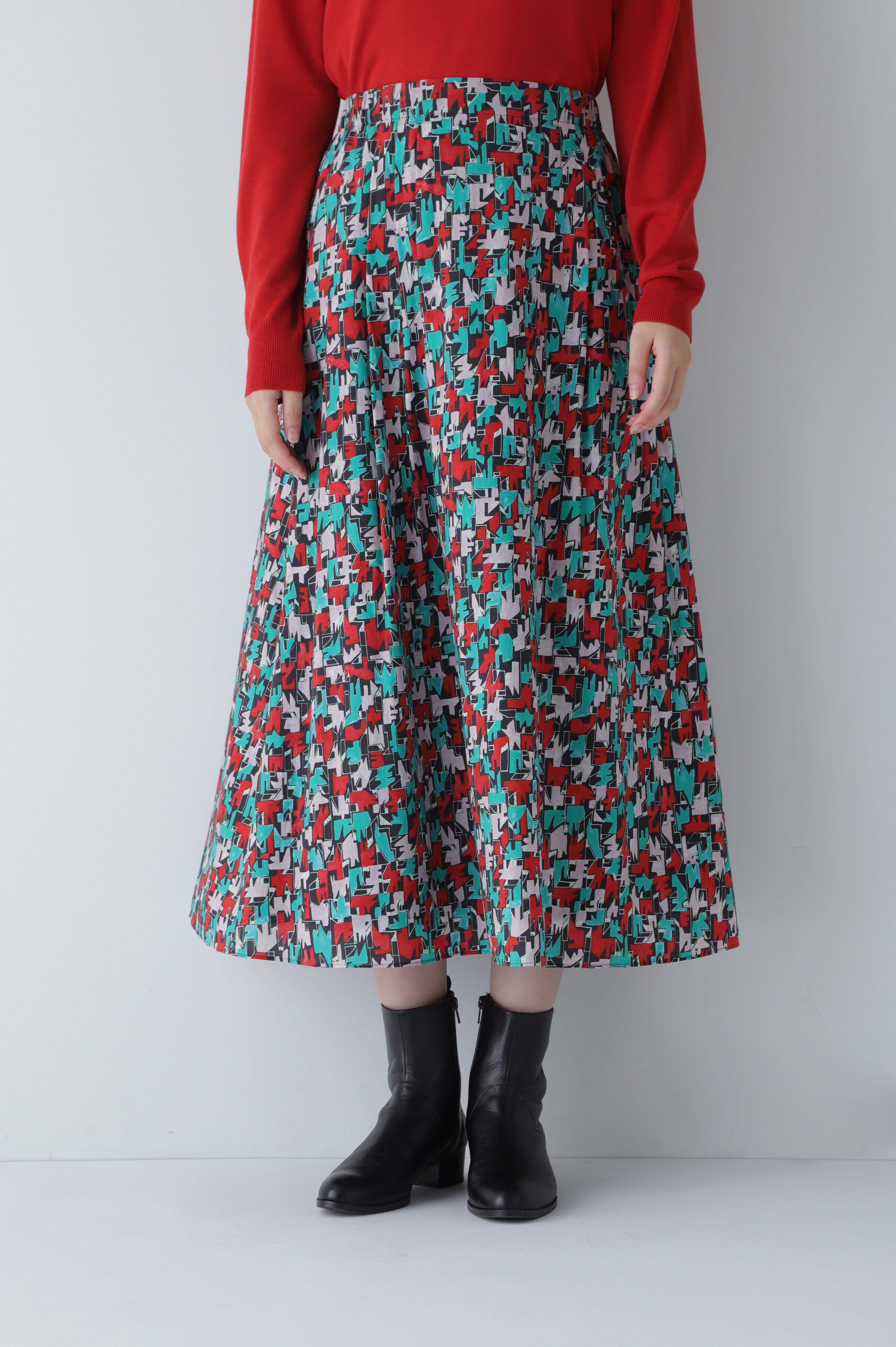  「◆アートプリント・コラボスカート」|スカート|